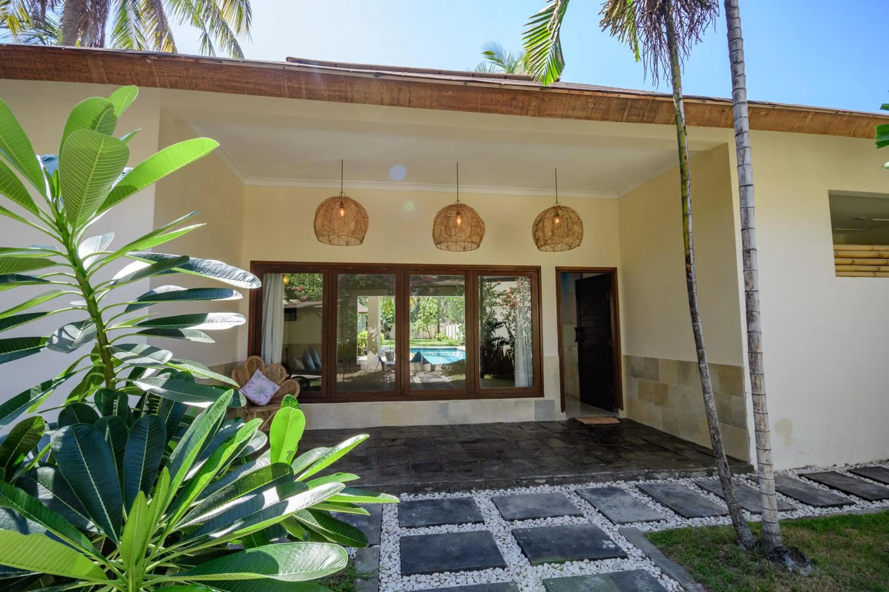 Facade/entrance in Kelapa Villas