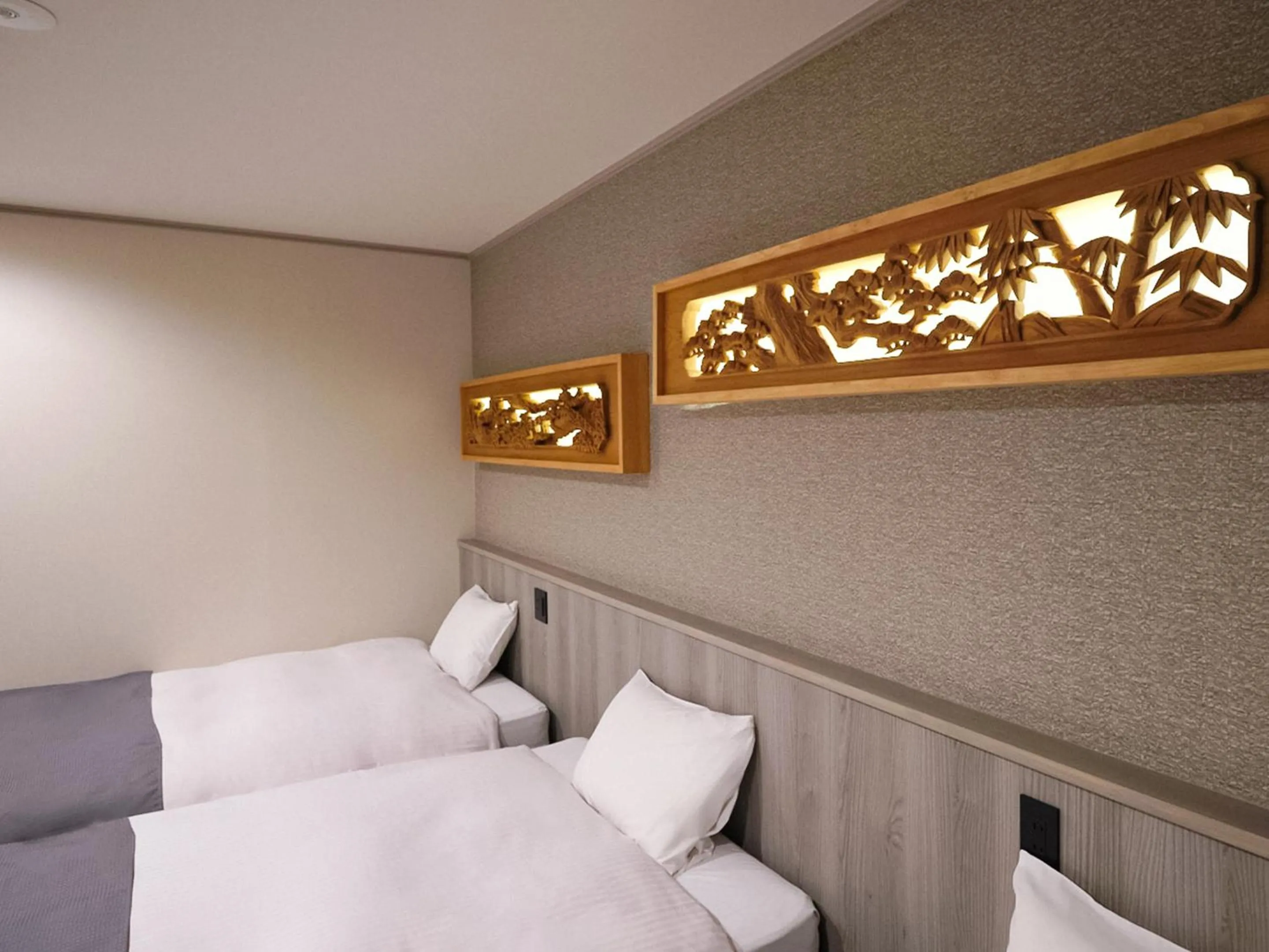 Bed in Hotel Abest Happo Aldea