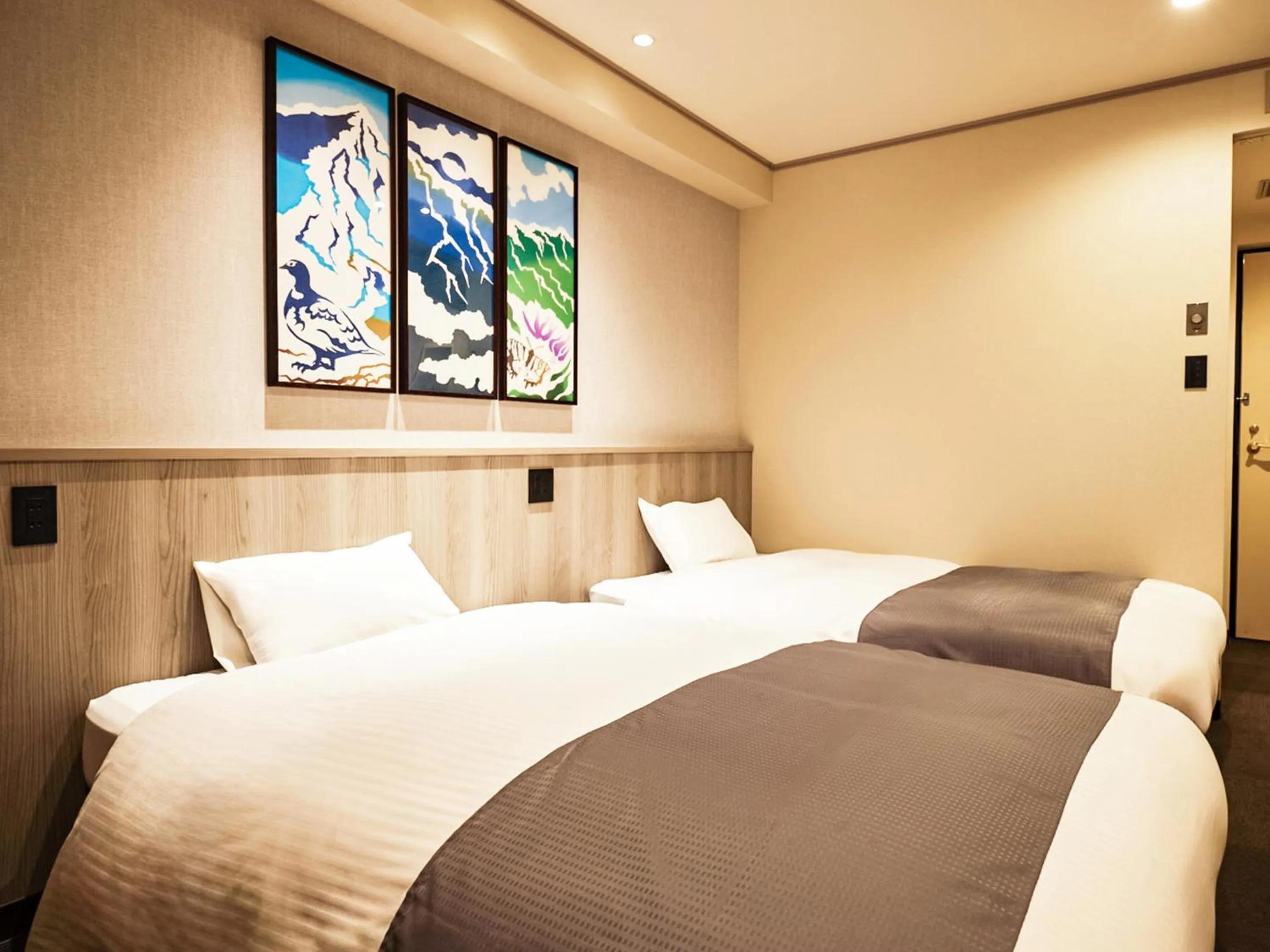 Bed in Hotel Abest Happo Aldea