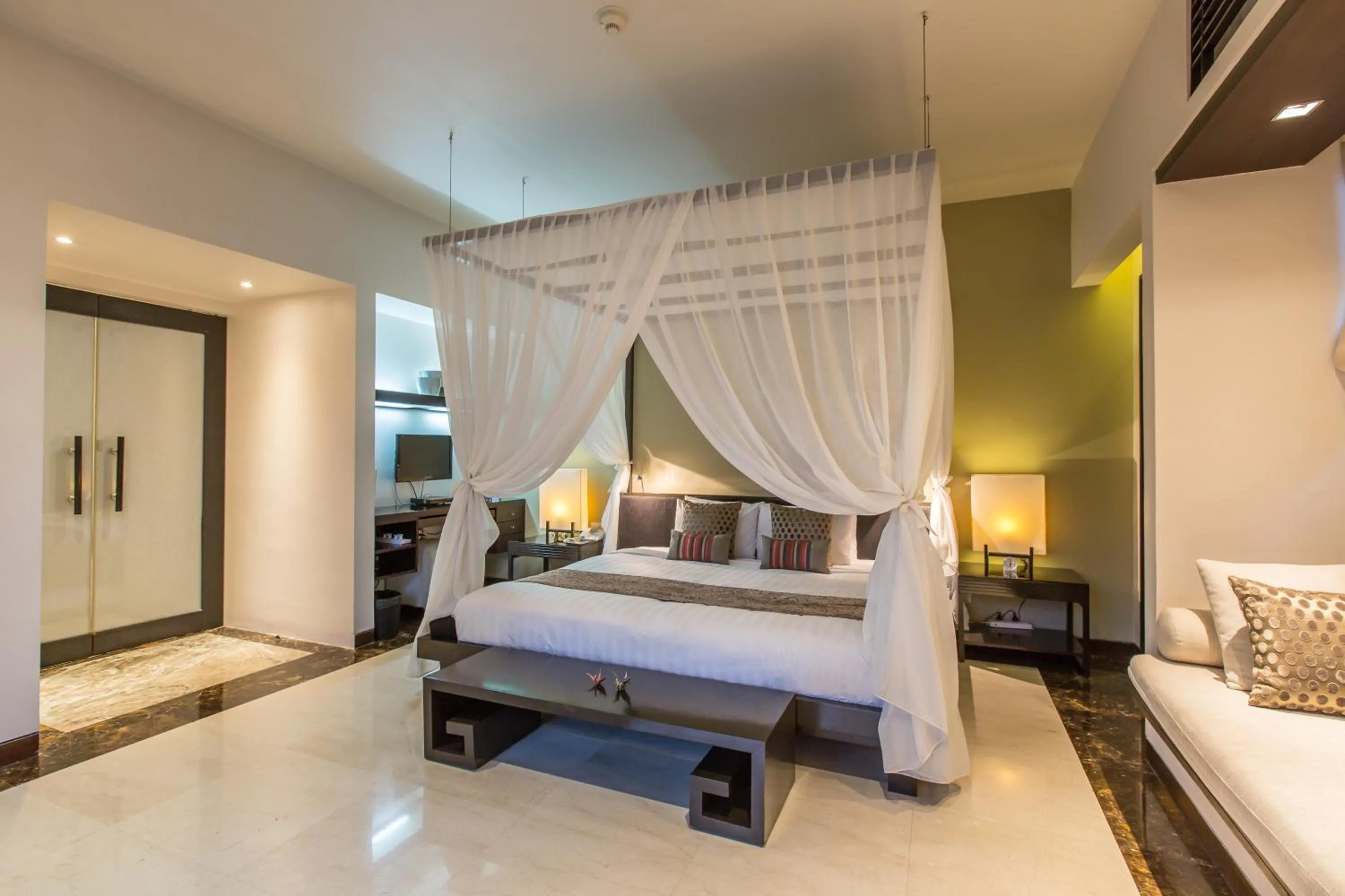 Bed in Villa Air Bali Boutique Resort and Spa