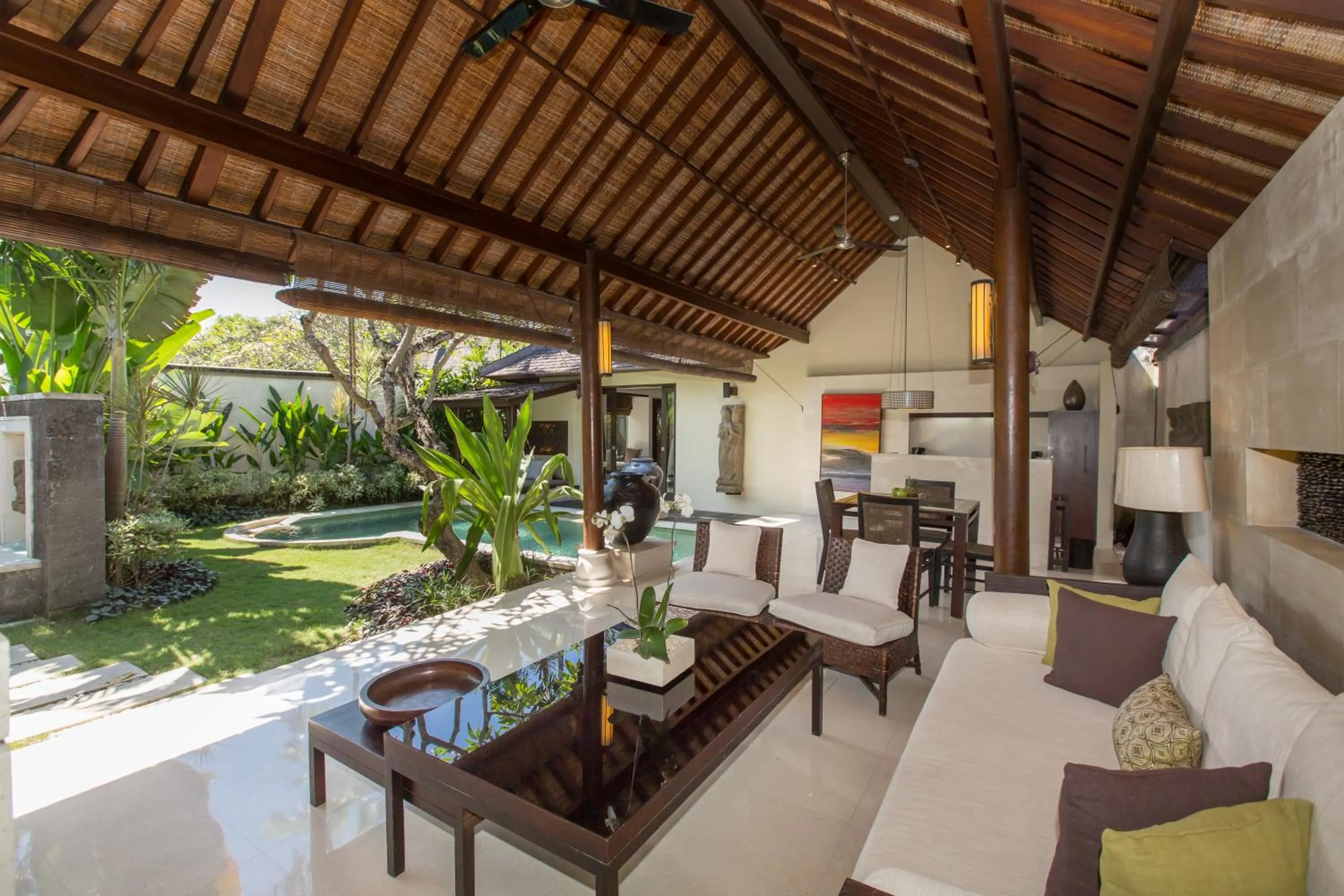 Living room in Villa Air Bali Boutique Resort and Spa