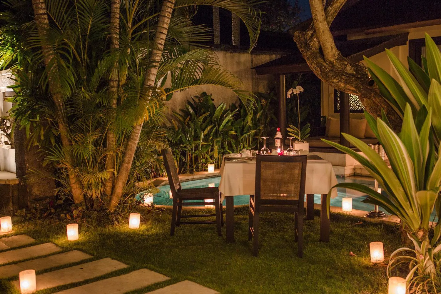 Decorative detail in Villa Air Bali Boutique Resort and Spa