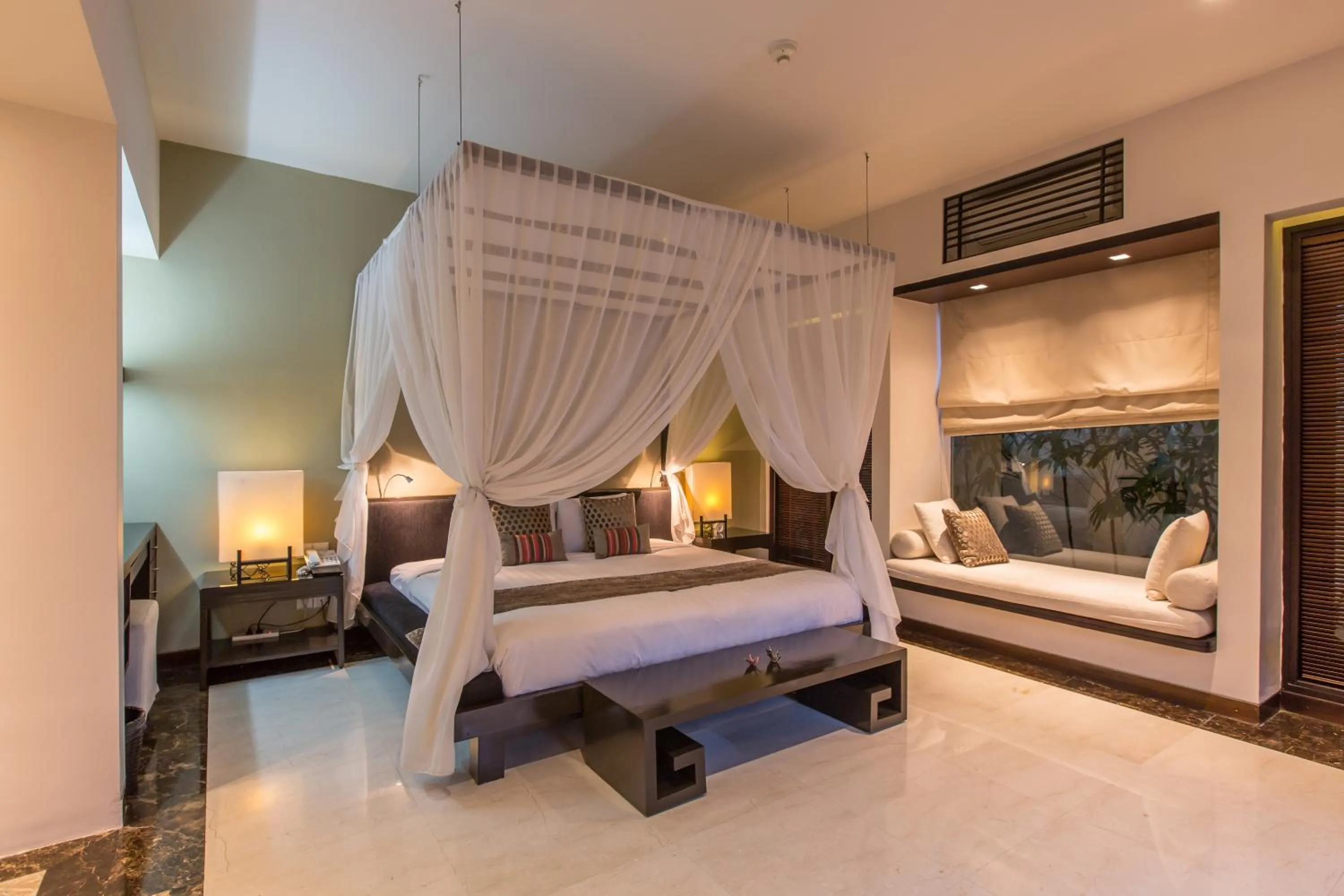 Bed in Villa Air Bali Boutique Resort and Spa