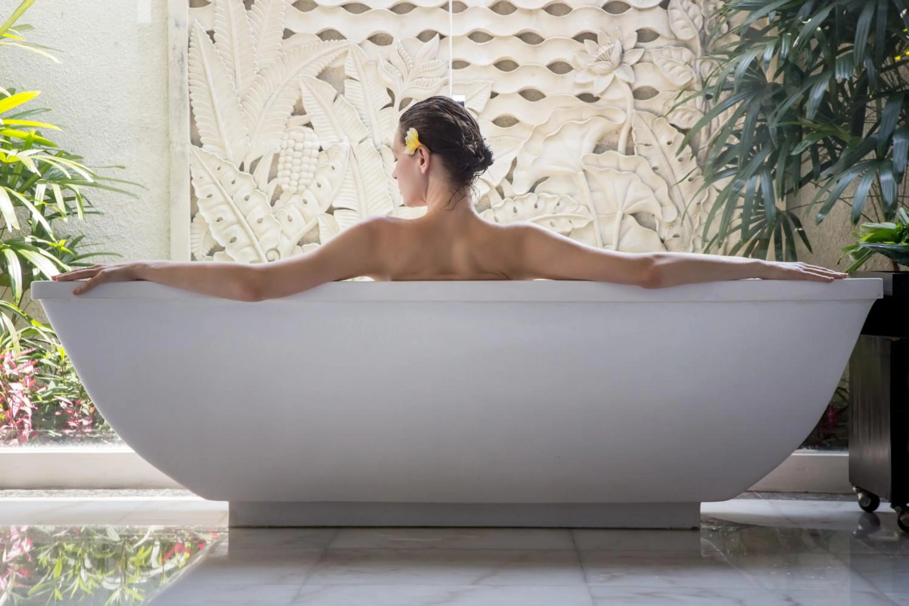 Bath in Villa Air Bali Boutique Resort and Spa