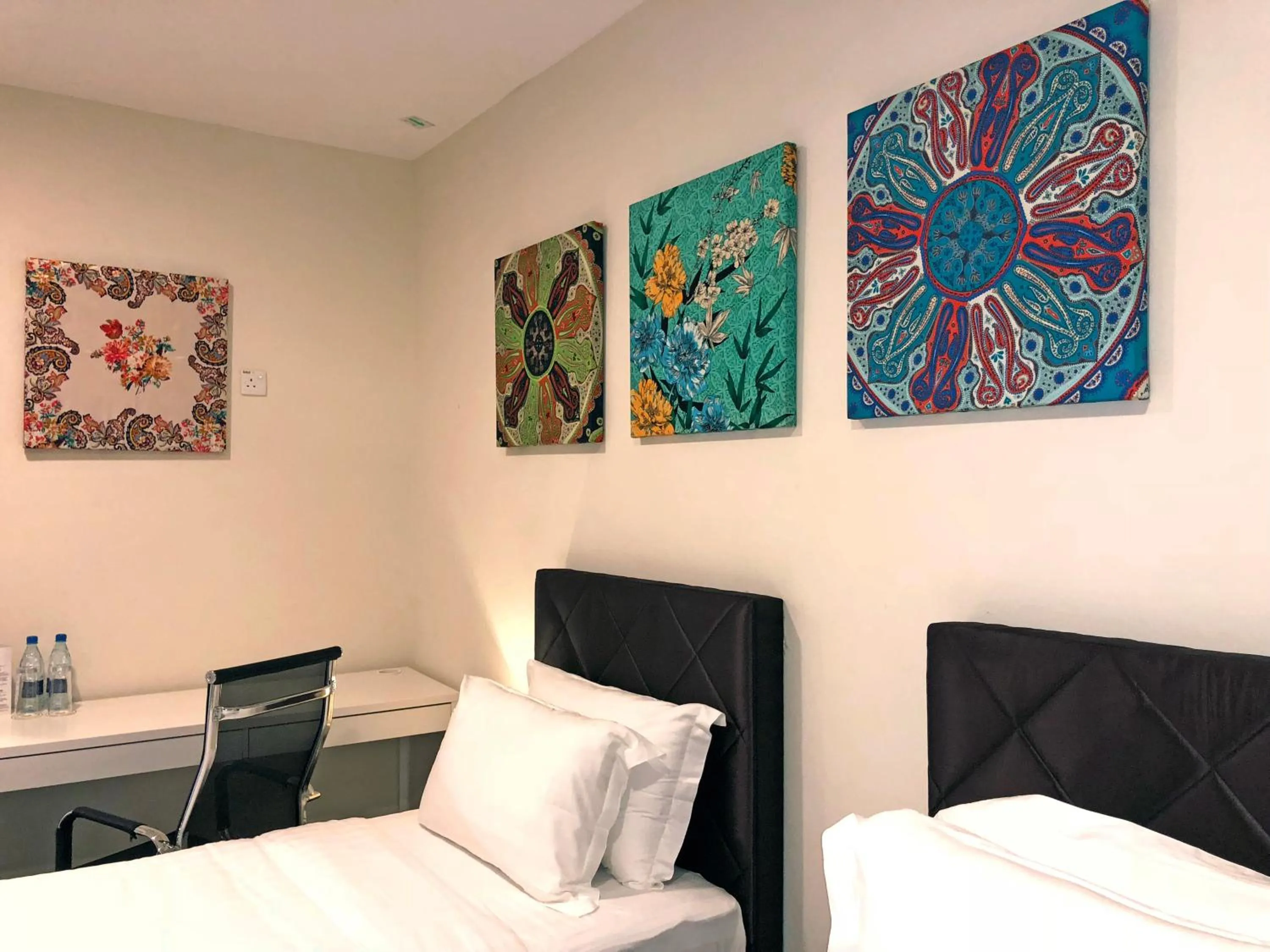 Bed in Aman Hills Hotel