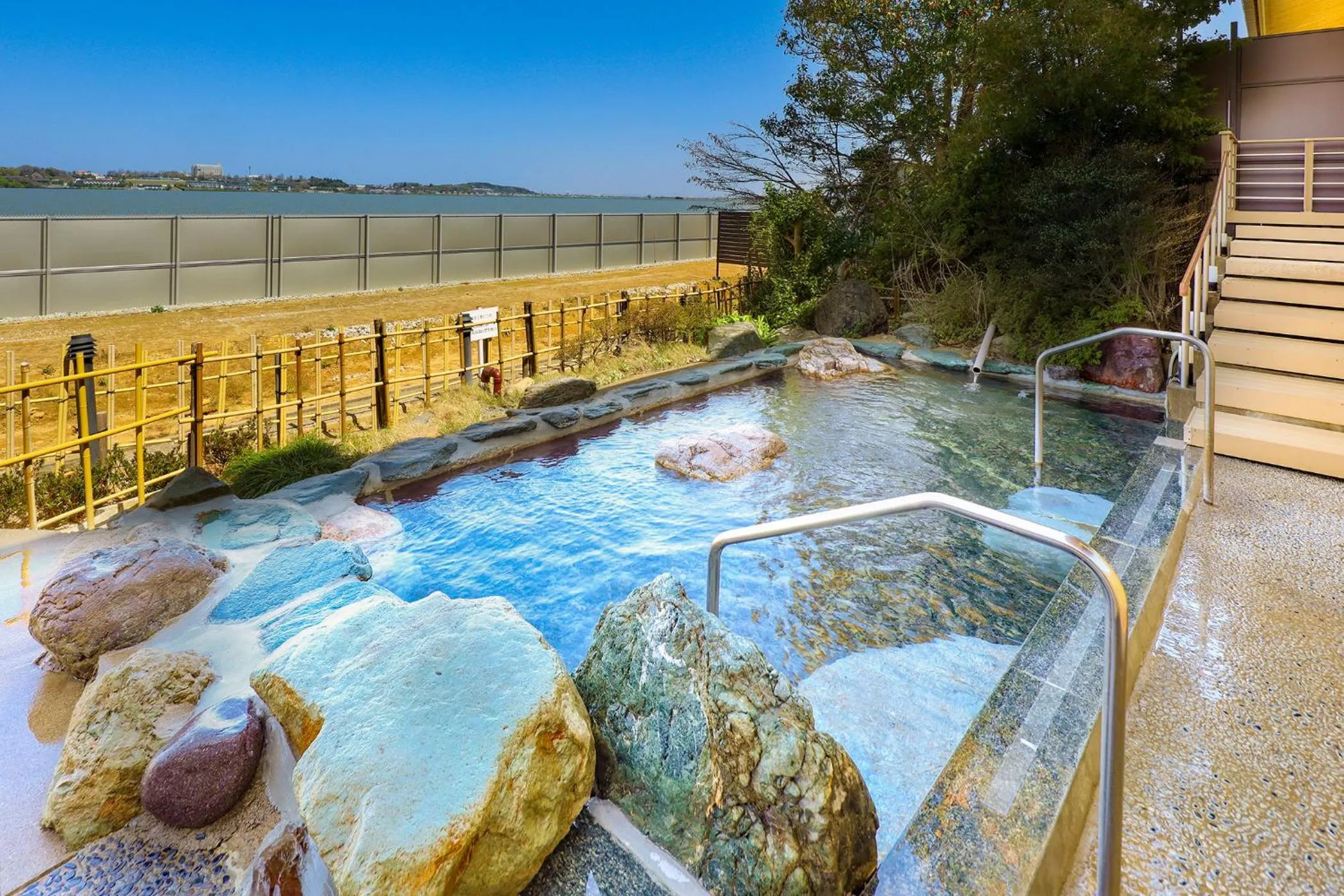 Open Air Bath in Ooedo Onsen Monogatari Nagayama
