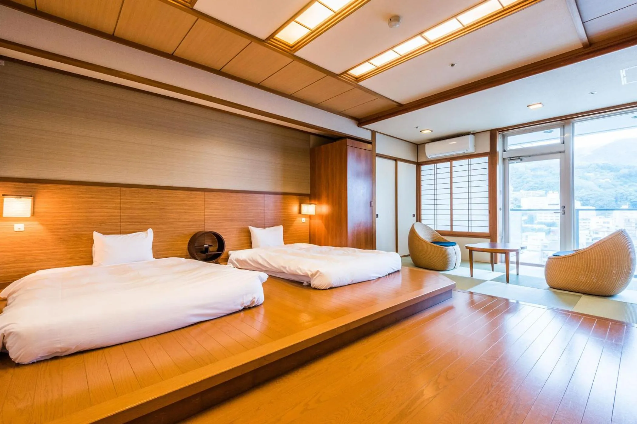 Photo of the whole room, Bed in Ooedo Onsen Monogatari Premium Ito Hotel New Okabe