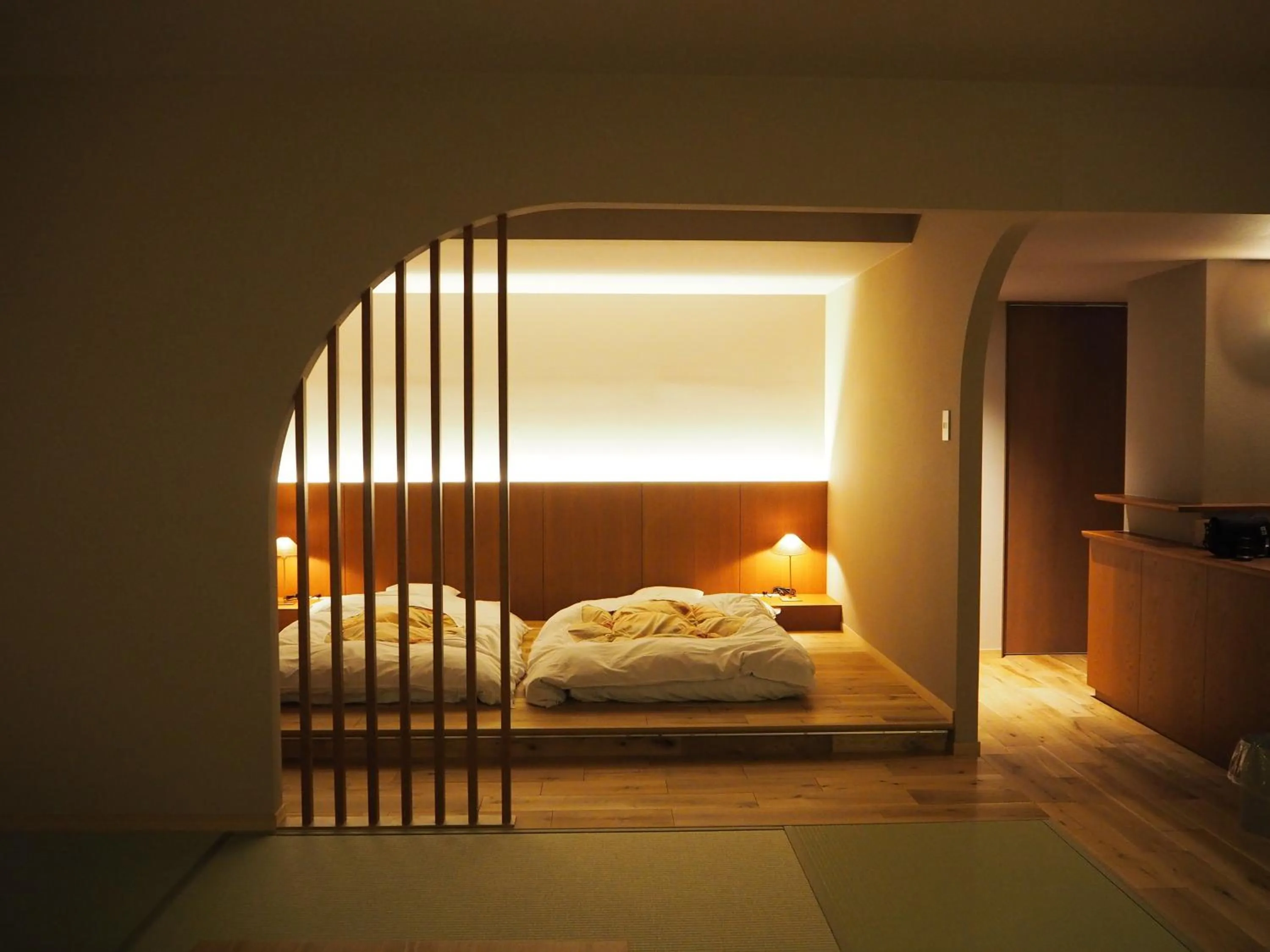 Photo of the whole room, Bed in Negiya Ryofukaku