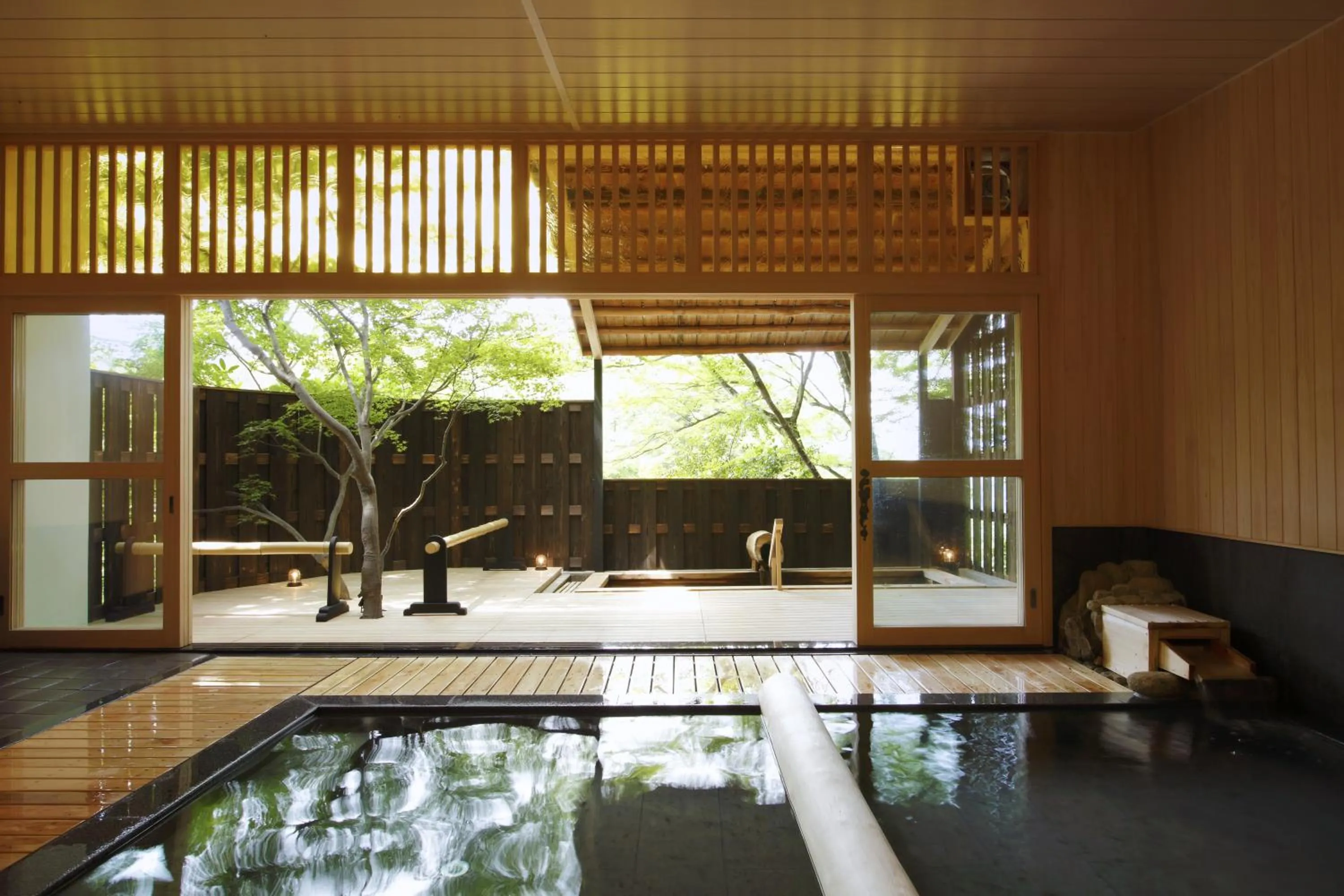 Hot Spring Bath in Negiya Ryofukaku