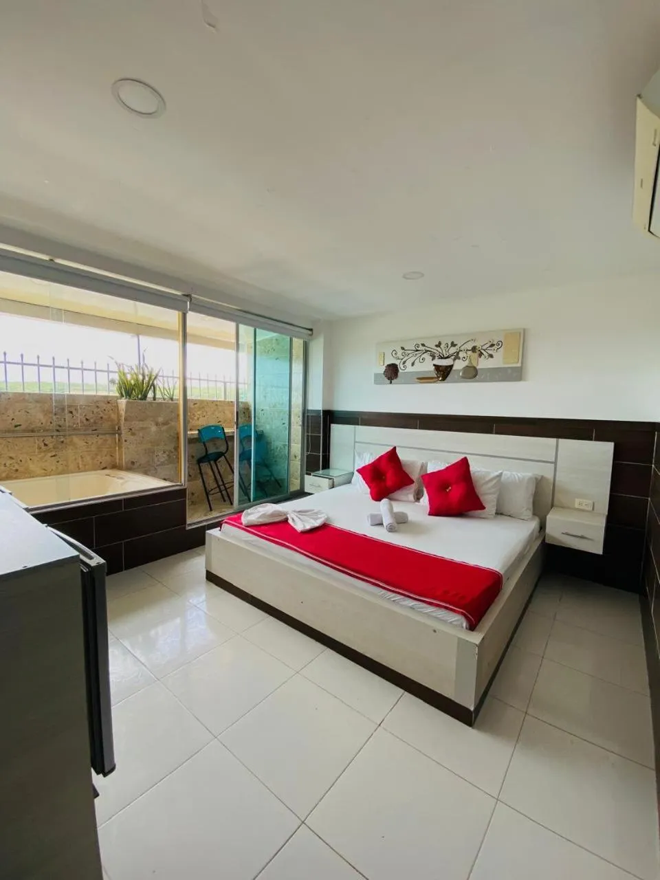 Bed in Hotel Suite Royal