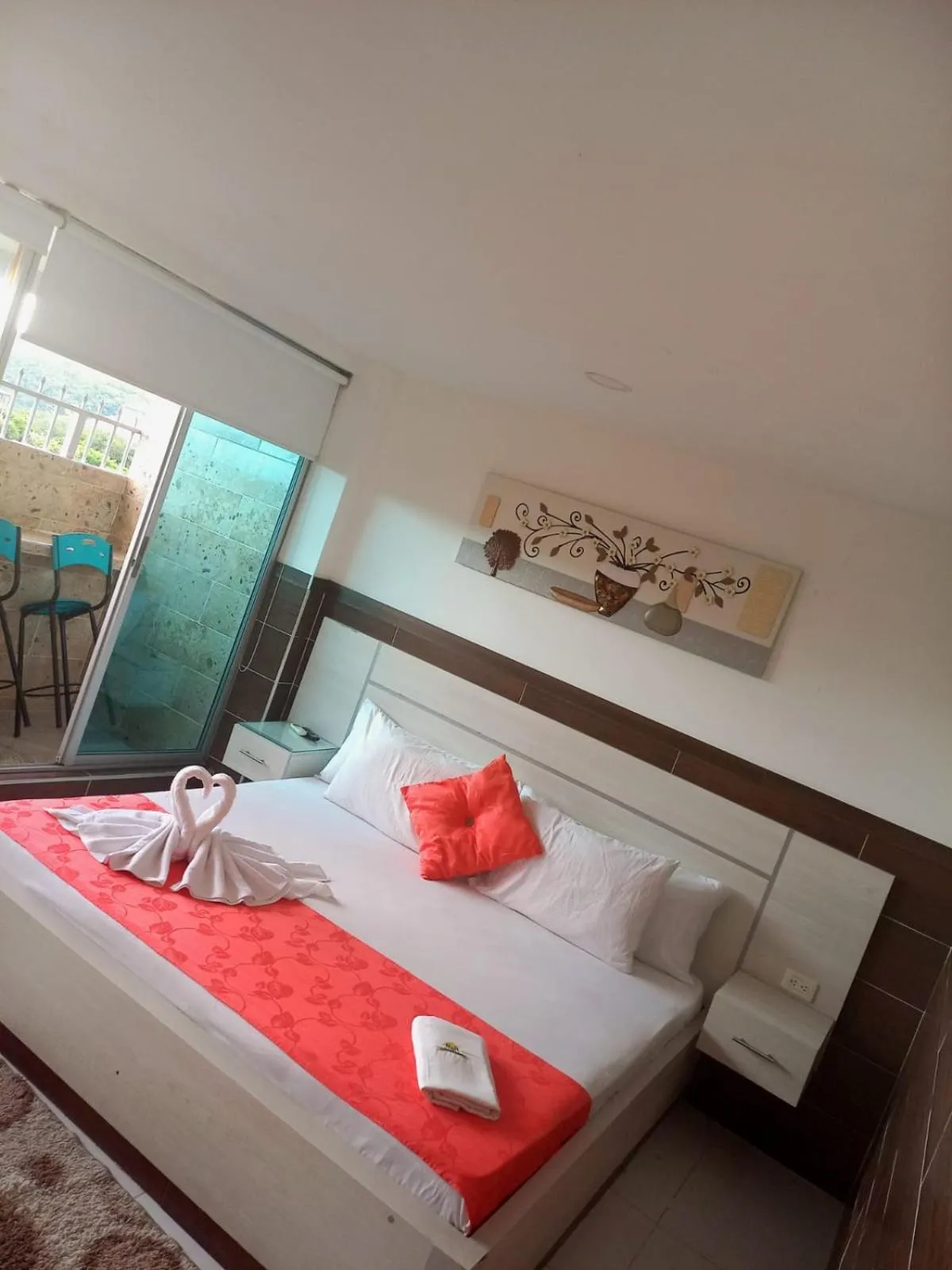 Bed in Hotel Suite Royal