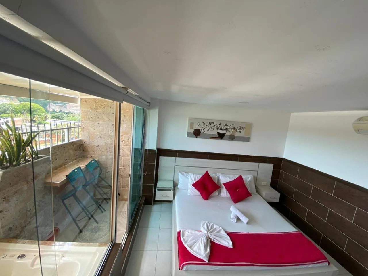 Bed in Hotel Suite Royal