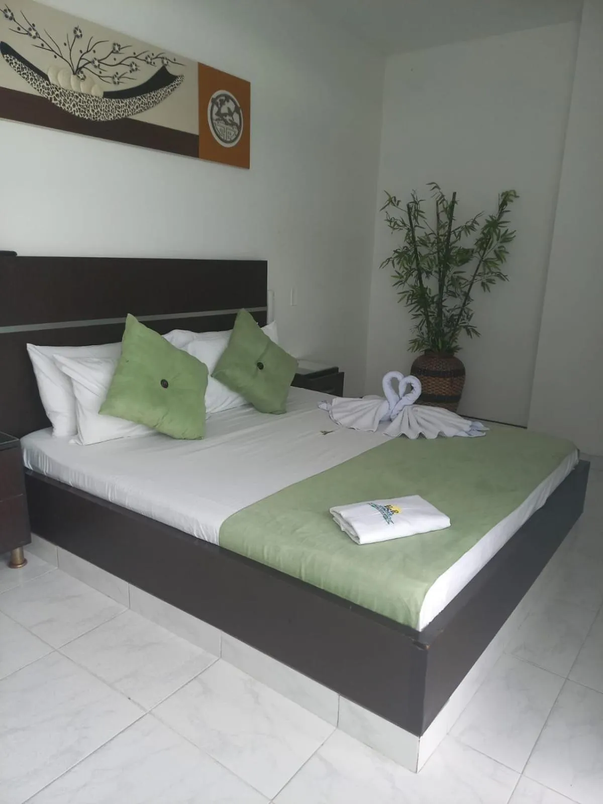 Bed in Hotel Suite Royal