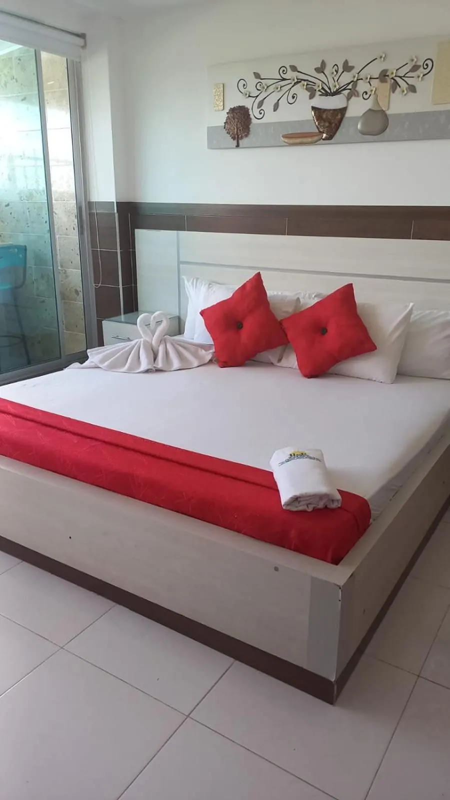 Bed in Hotel Suite Royal