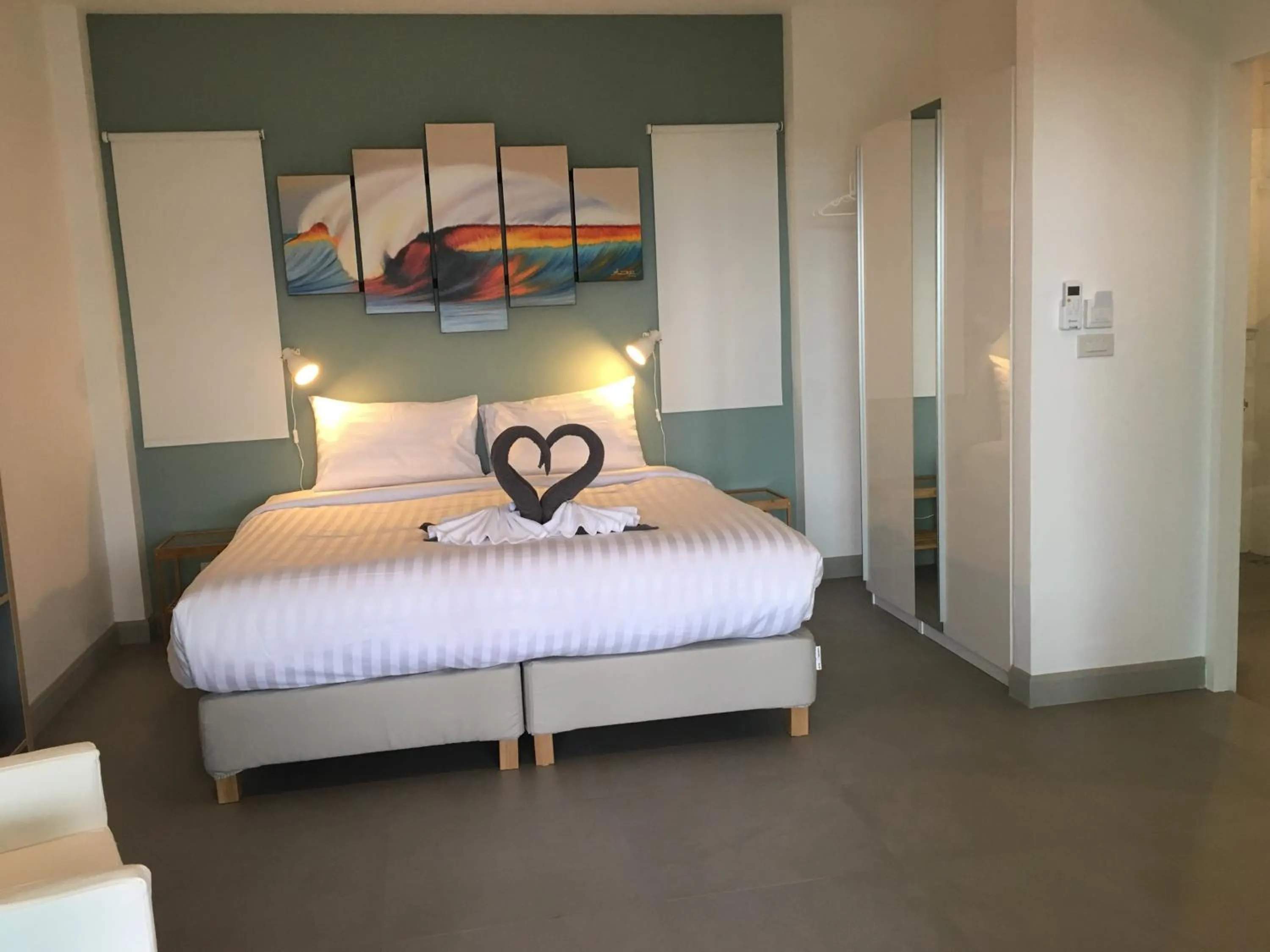 Bed in Baan Andaman Sea Surf