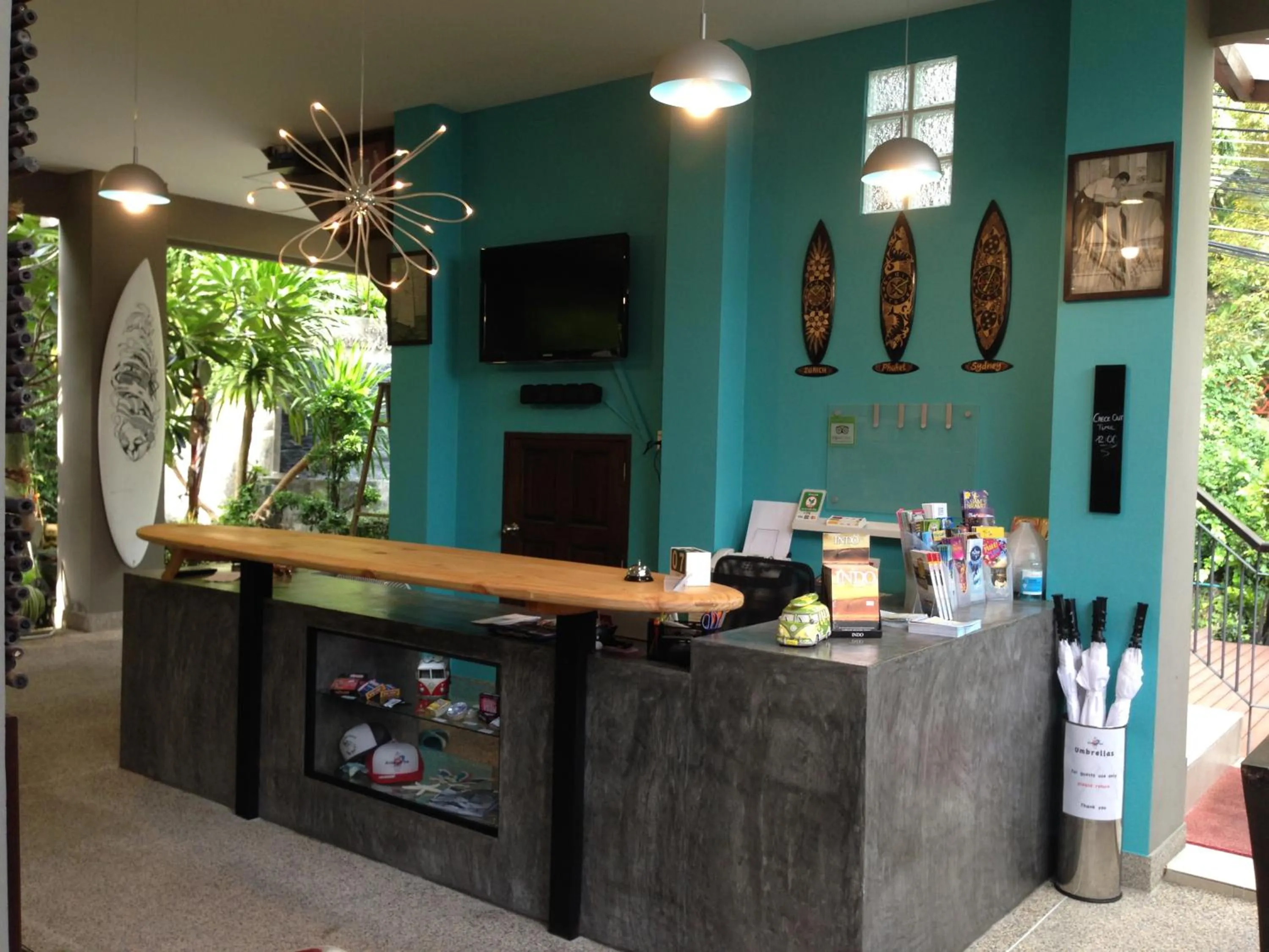 Lobby or reception in Baan Andaman Sea Surf