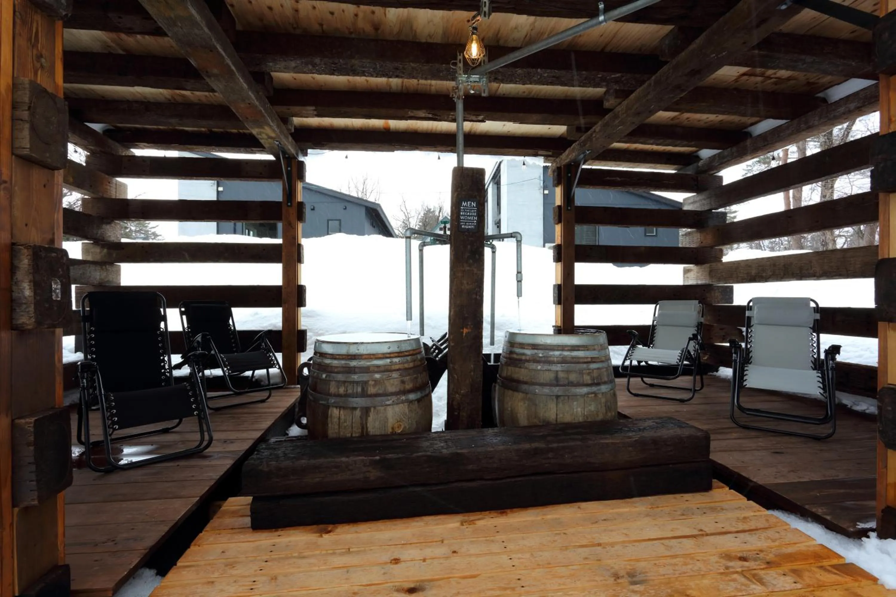 Sauna in Hakuba Brownie Cottages