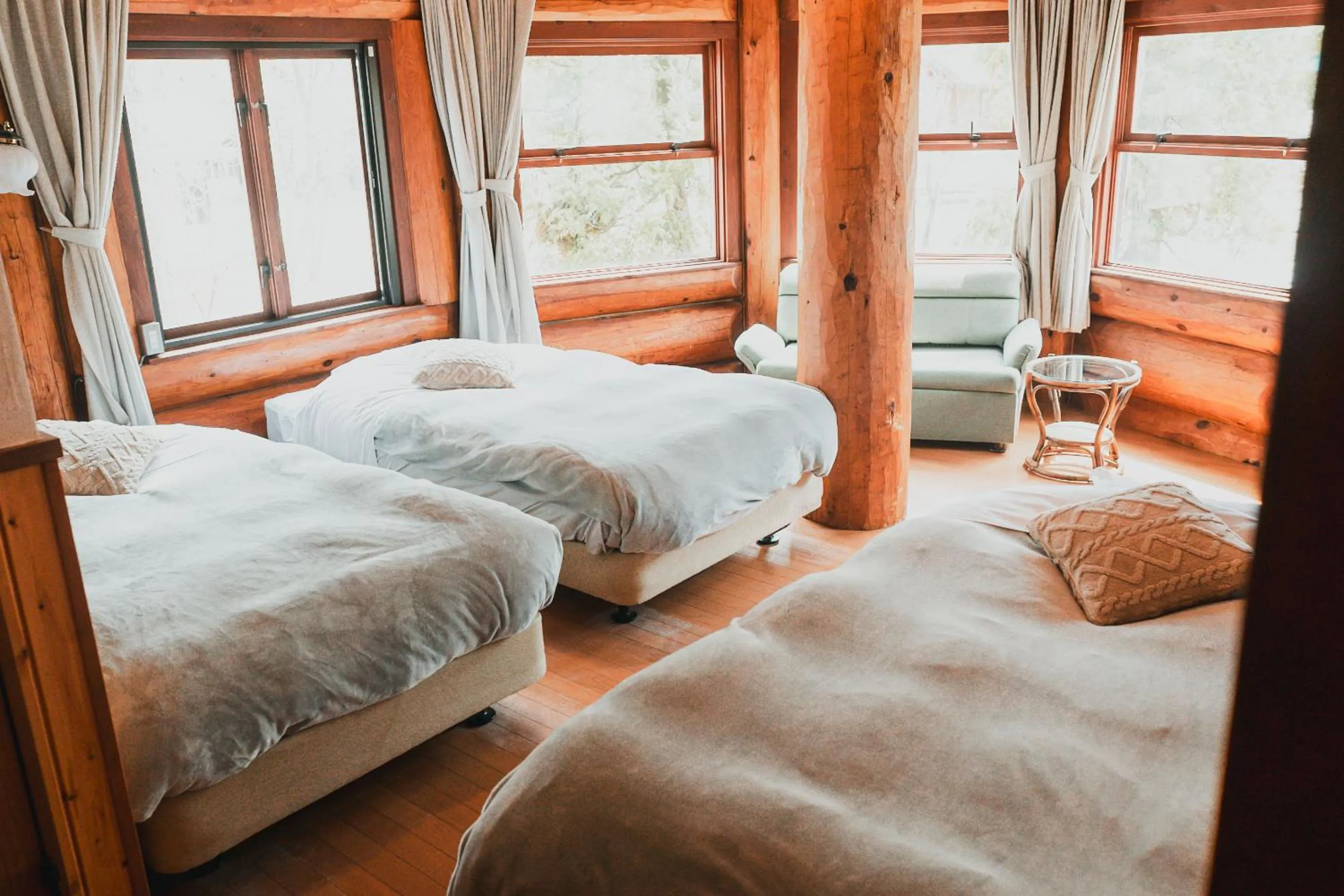 Photo of the whole room, Bed in Hakuba Brownie Cottages
