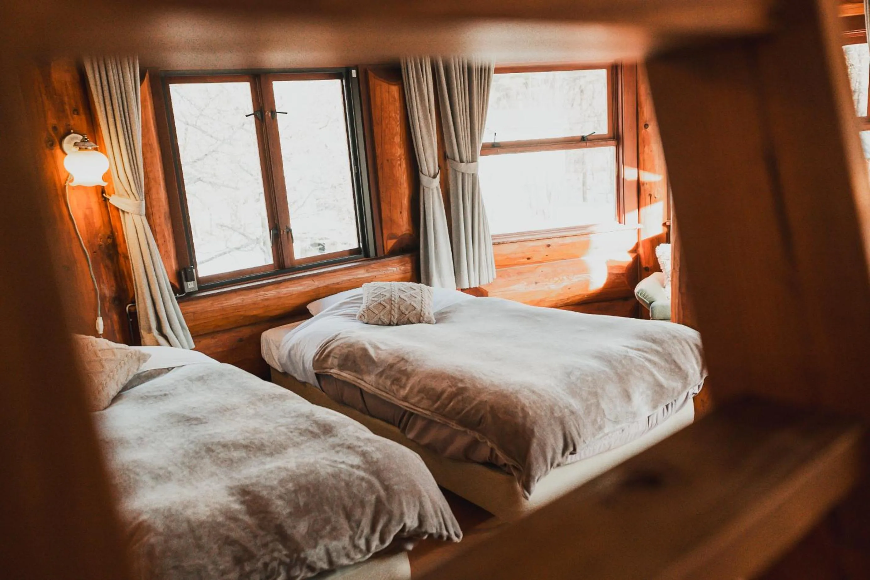 Photo of the whole room, Bed in Hakuba Brownie Cottages