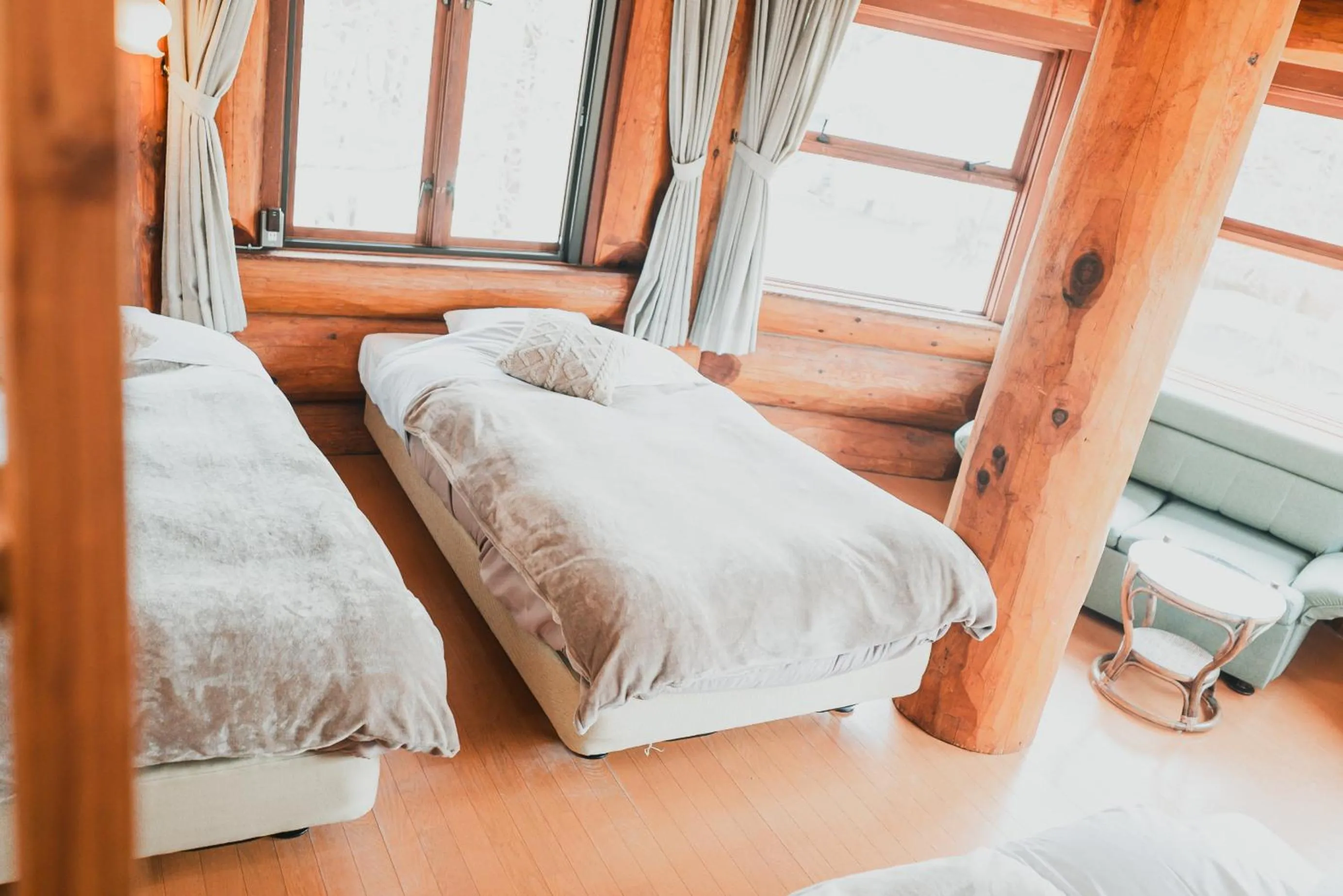 Photo of the whole room, Bed in Hakuba Brownie Cottages