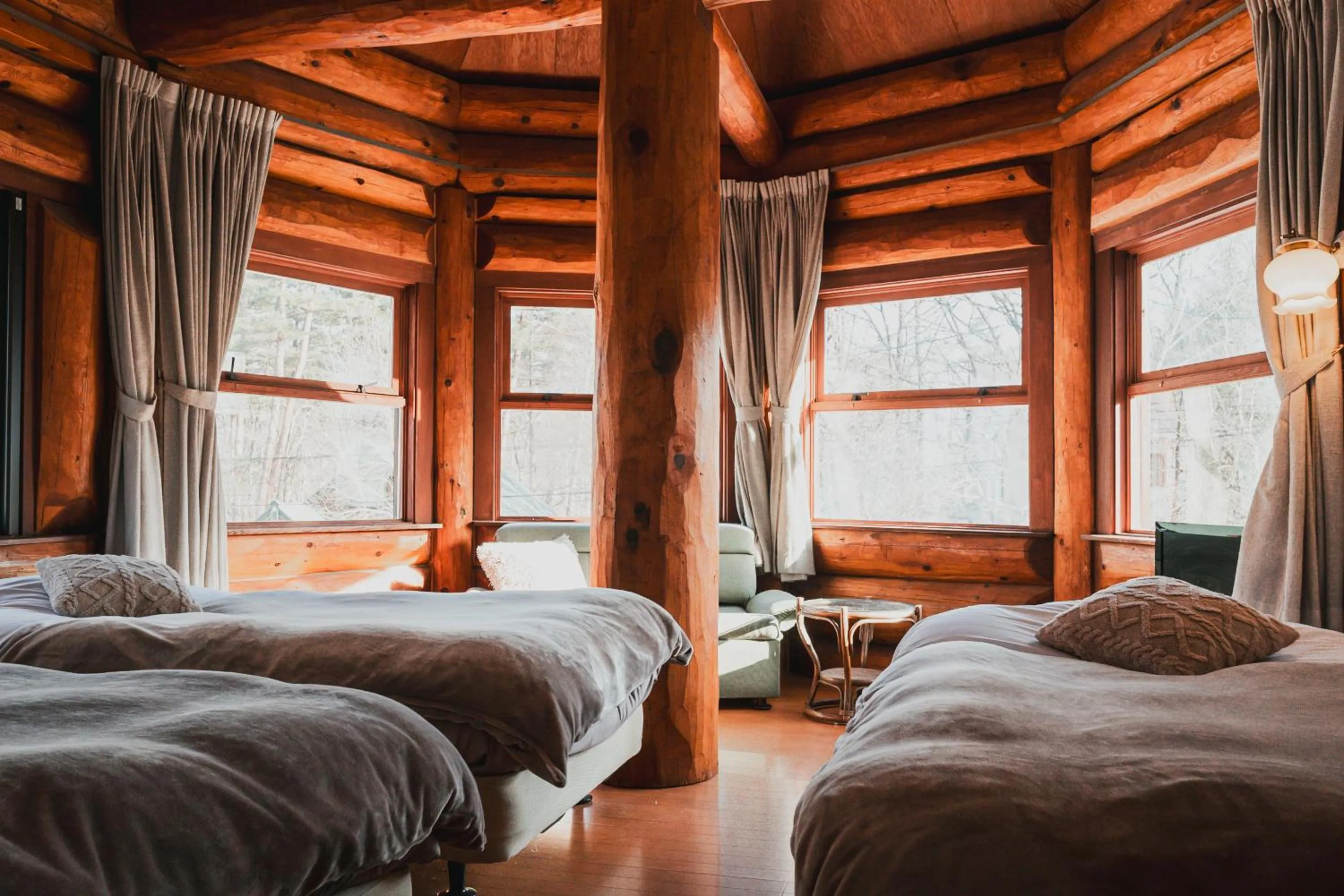 Photo of the whole room, Bed in Hakuba Brownie Cottages