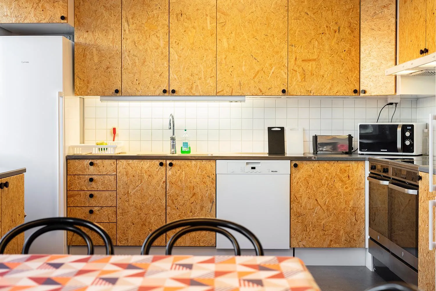 Kitchen or kitchenette in Norrland YMCA Hostel Umeå