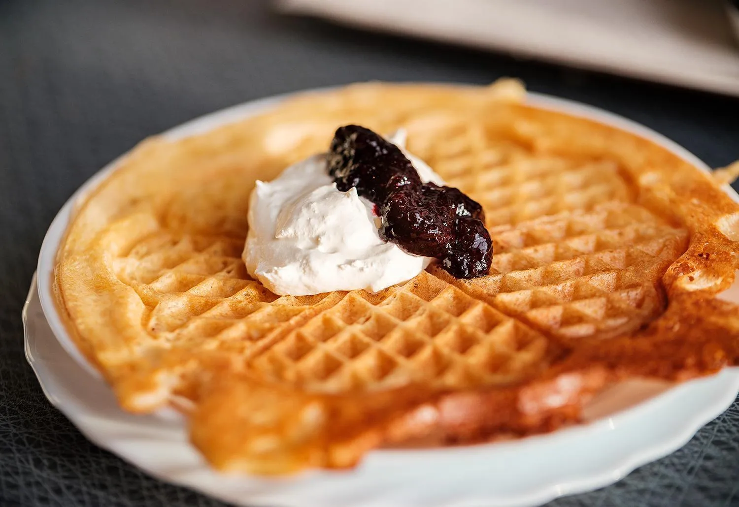 Food close-up in Norrland YMCA Hostel Umeå