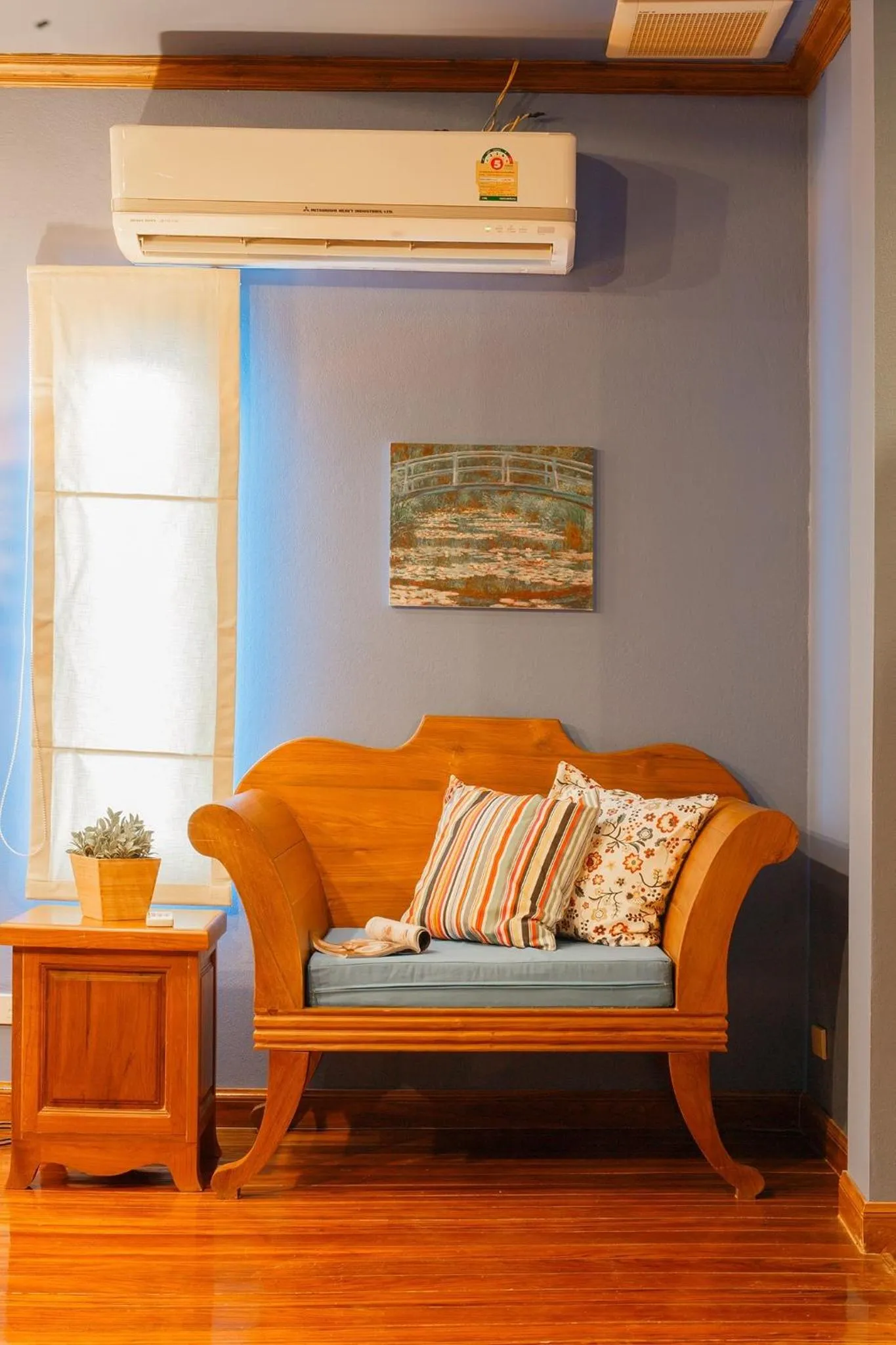 Seating area in S48 Hotel