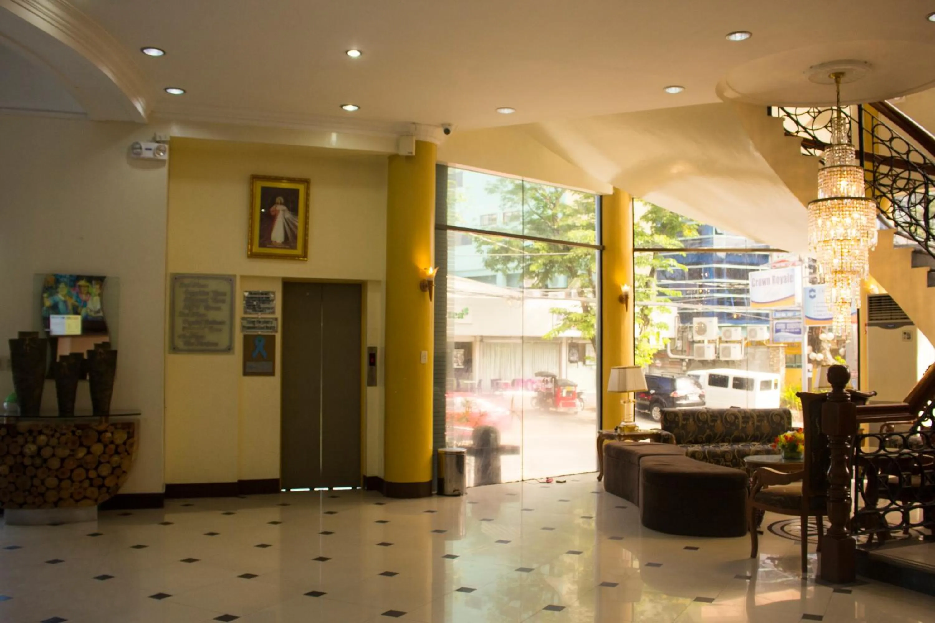 Property building in Crown Royale Hotel