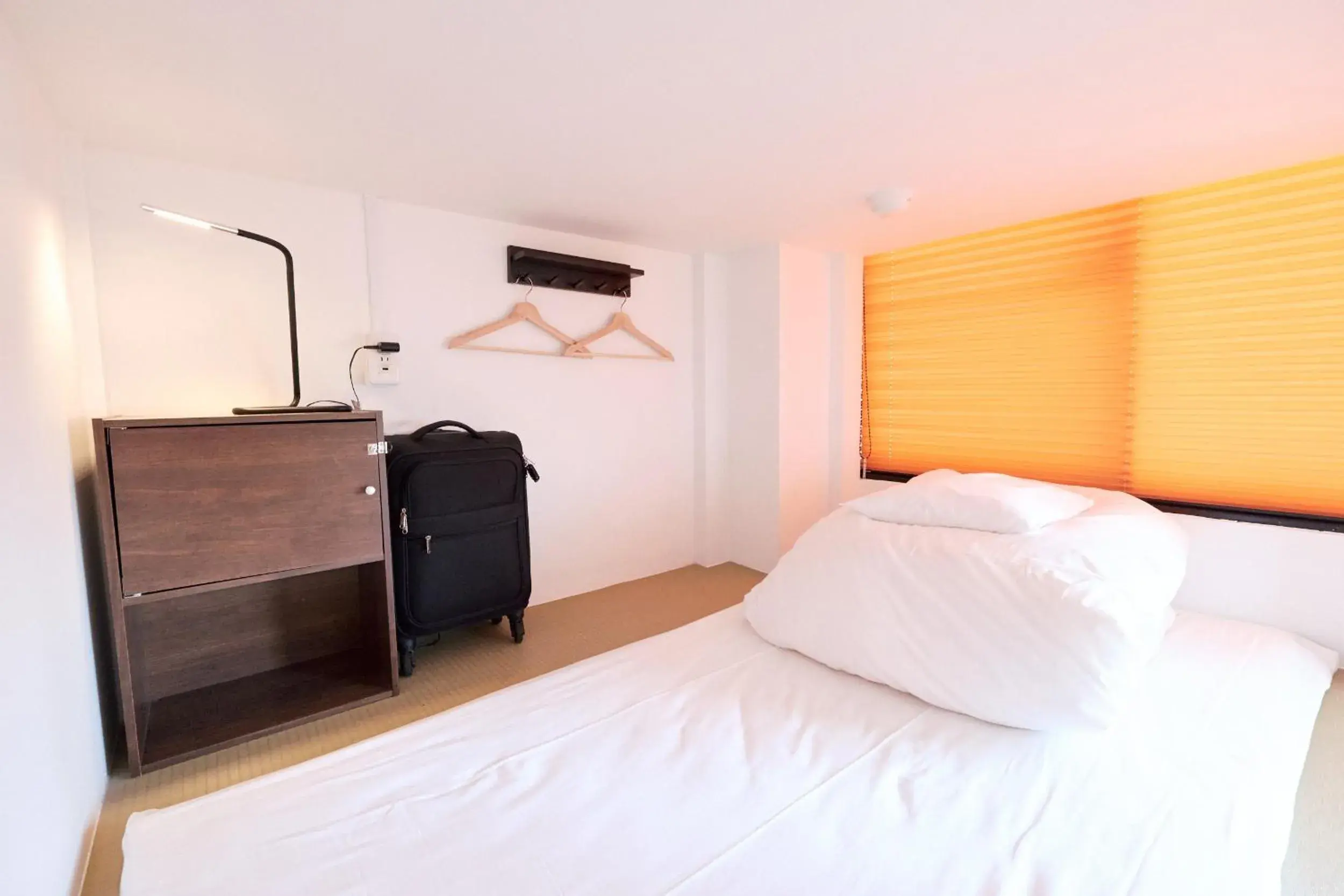 Bed in J-Hoppers Lake Biwa Guesthouse Bed in J-Hoppers Lake Biwa Guesthouse