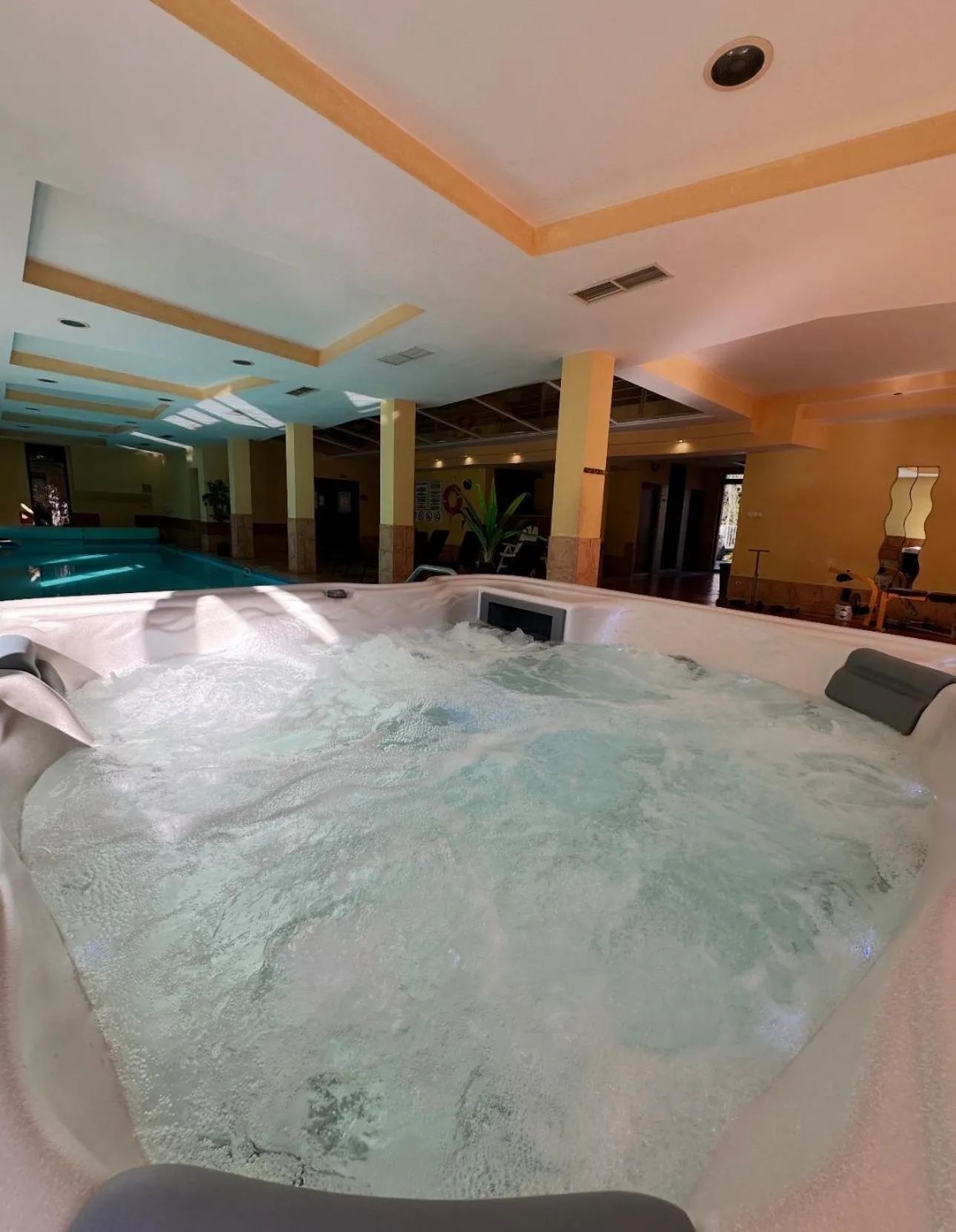 Hot Tub in Dorina Wellness Apartman