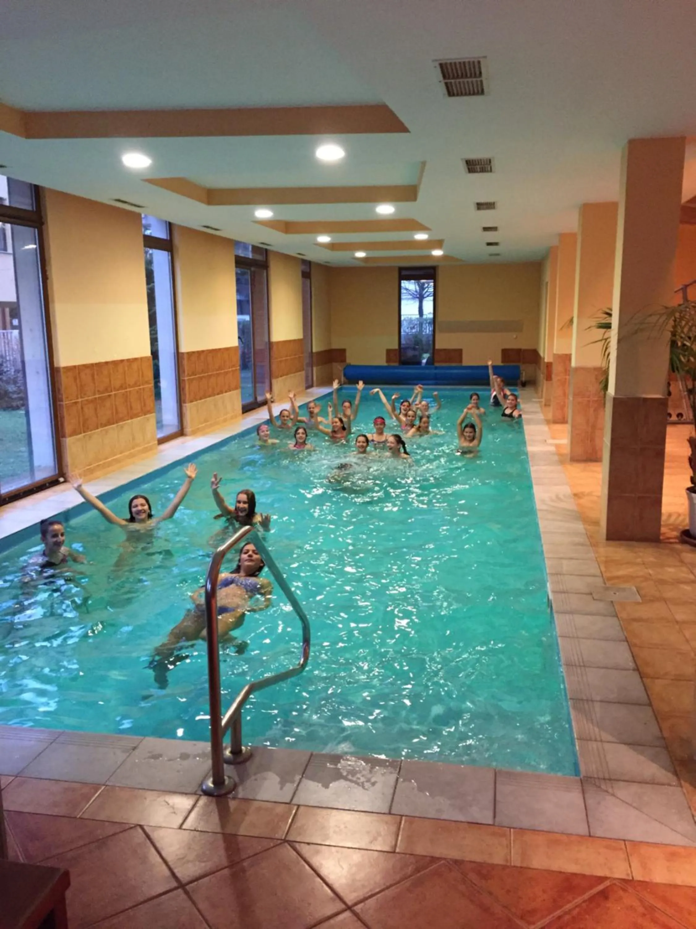 Swimming pool in Dorina Wellness Apartman