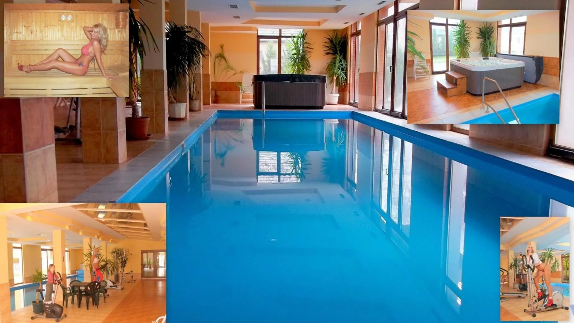 Hot Tub in Dorina Wellness Apartman