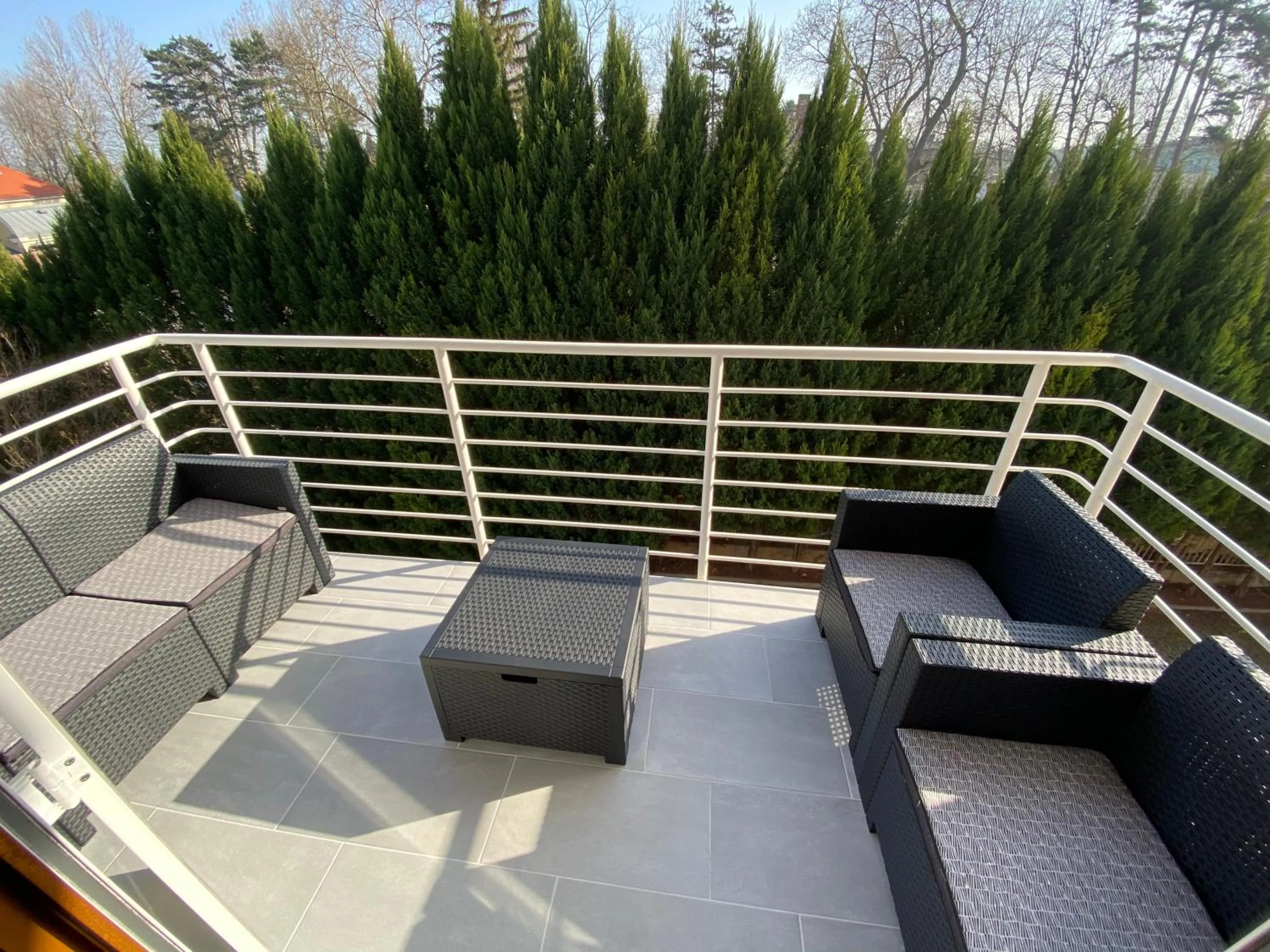 Balcony/Terrace in Dorina Wellness Apartman
