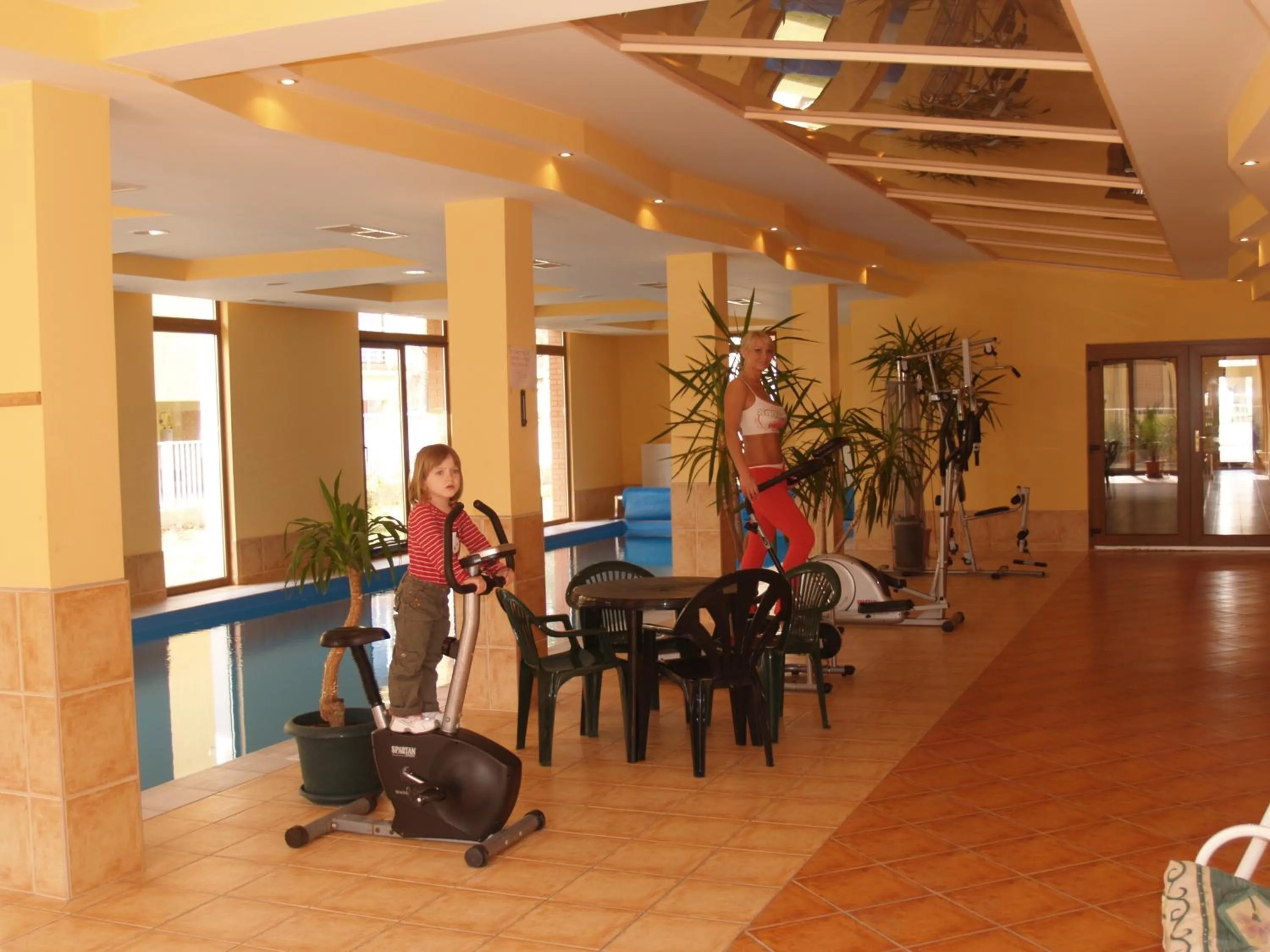 Swimming pool in Dorina Wellness Apartman