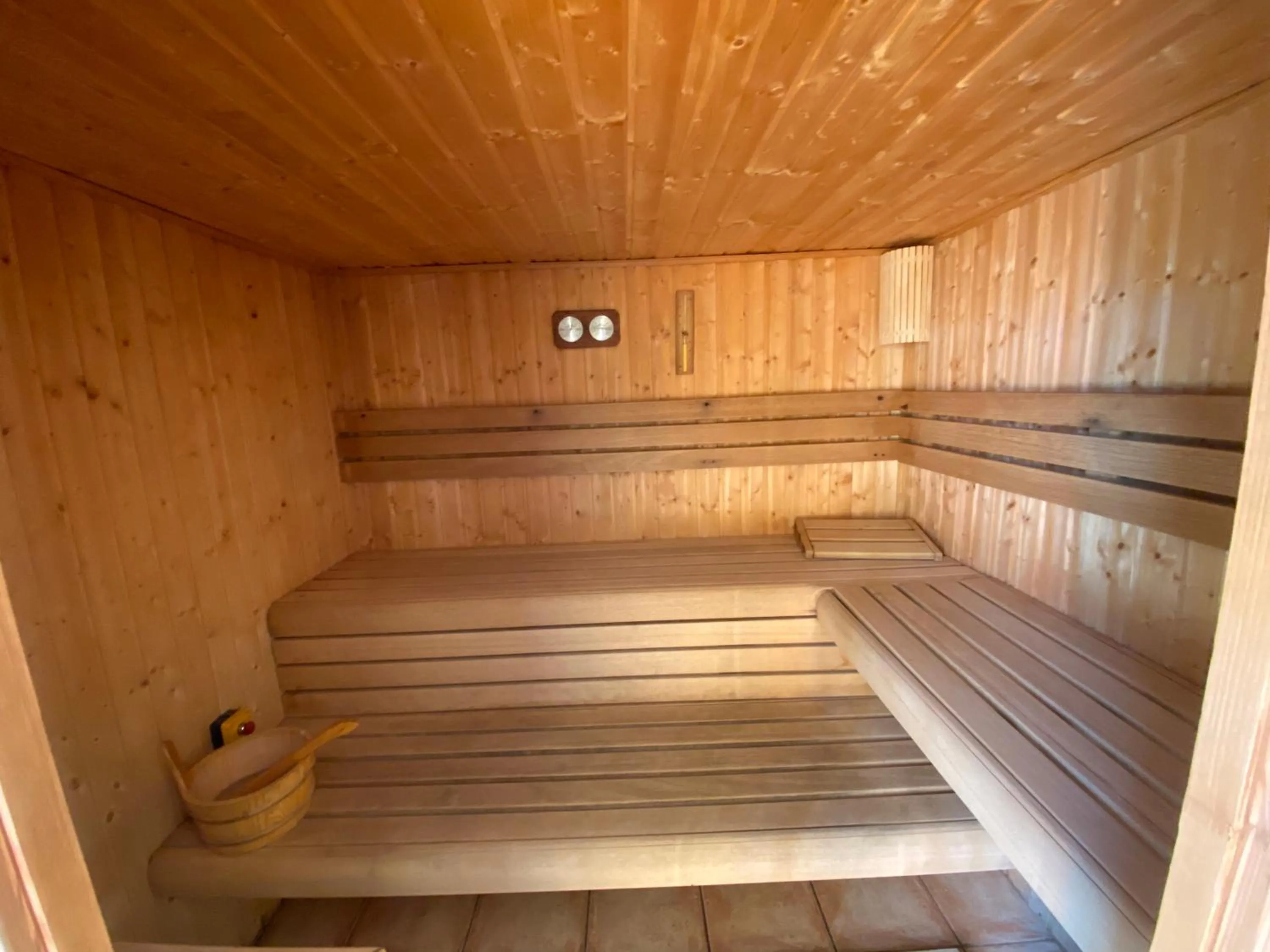 Sauna in Dorina Wellness Apartman