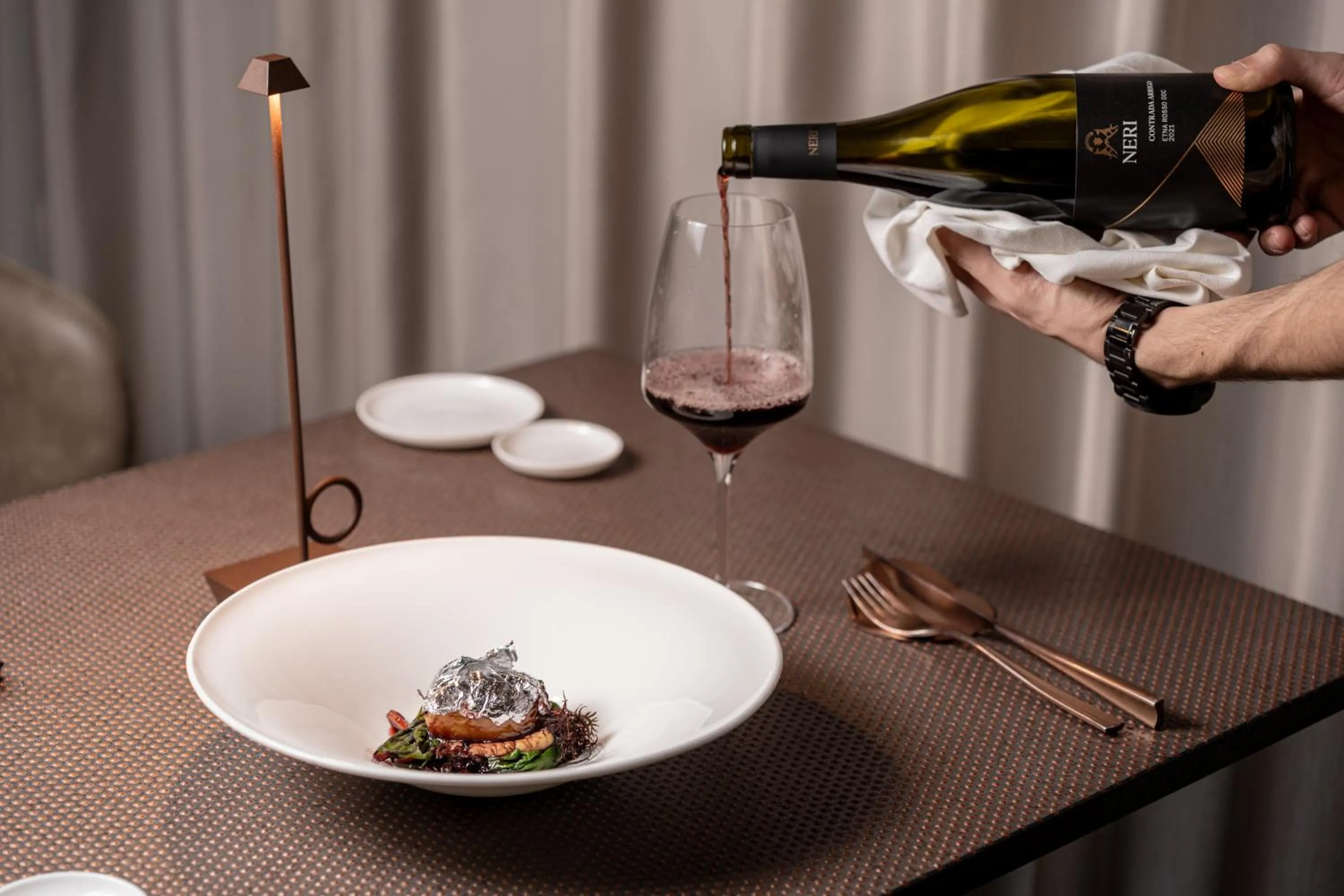 Food and drinks in Villa Neri Resort & Spa