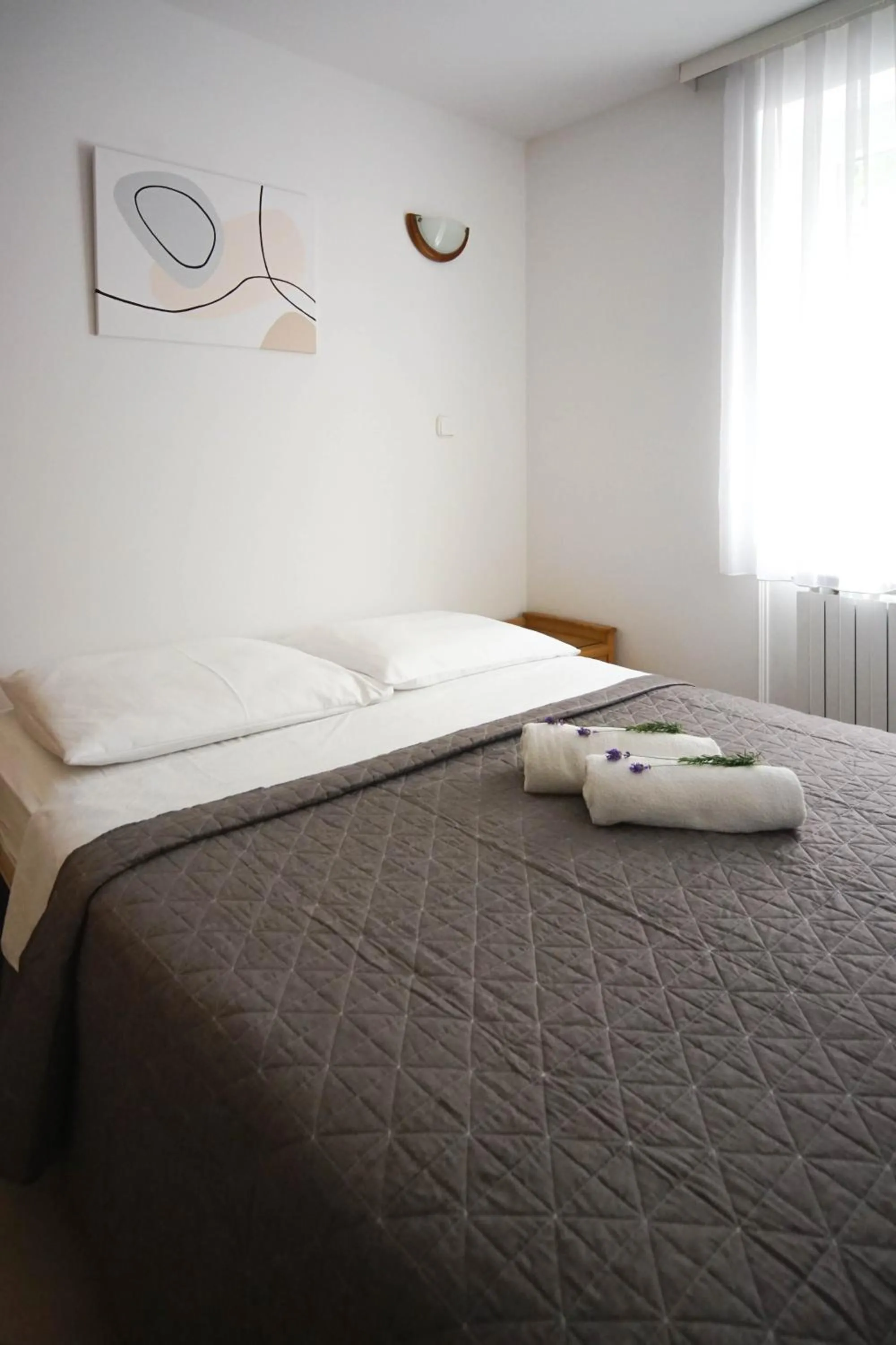 Bedroom, Bed in Apartments and Rooms Degra