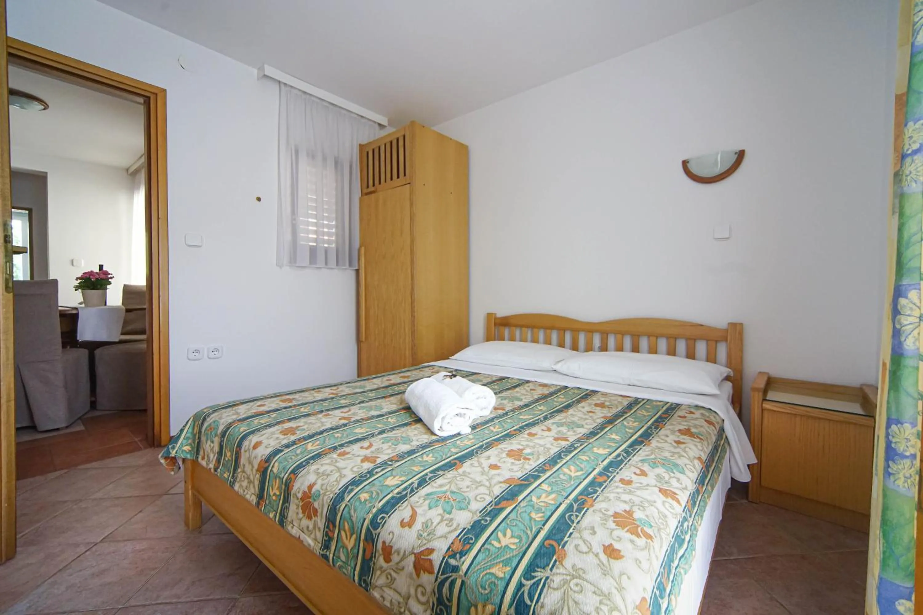 Bedroom, Bed in Apartments and Rooms Degra