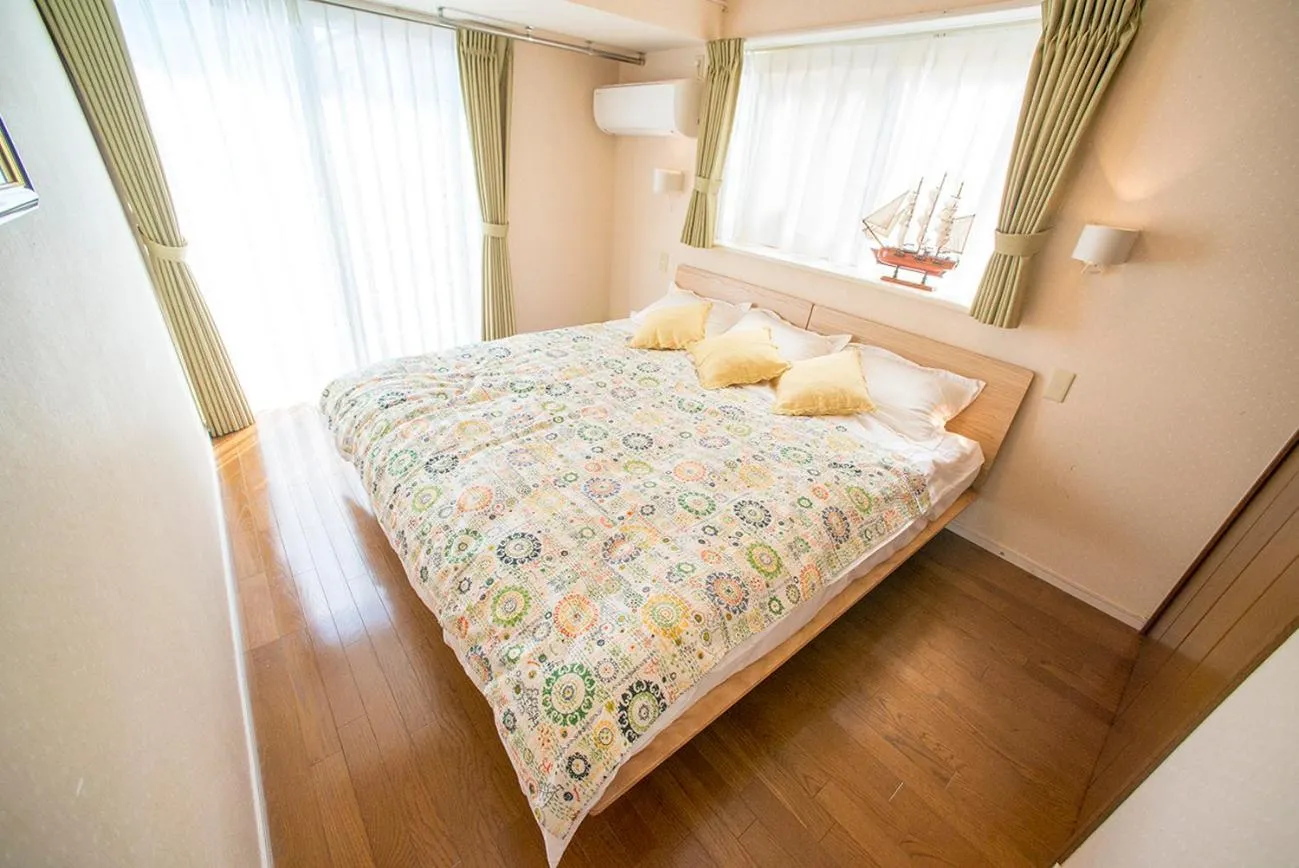 Bed in Zushi Beach House