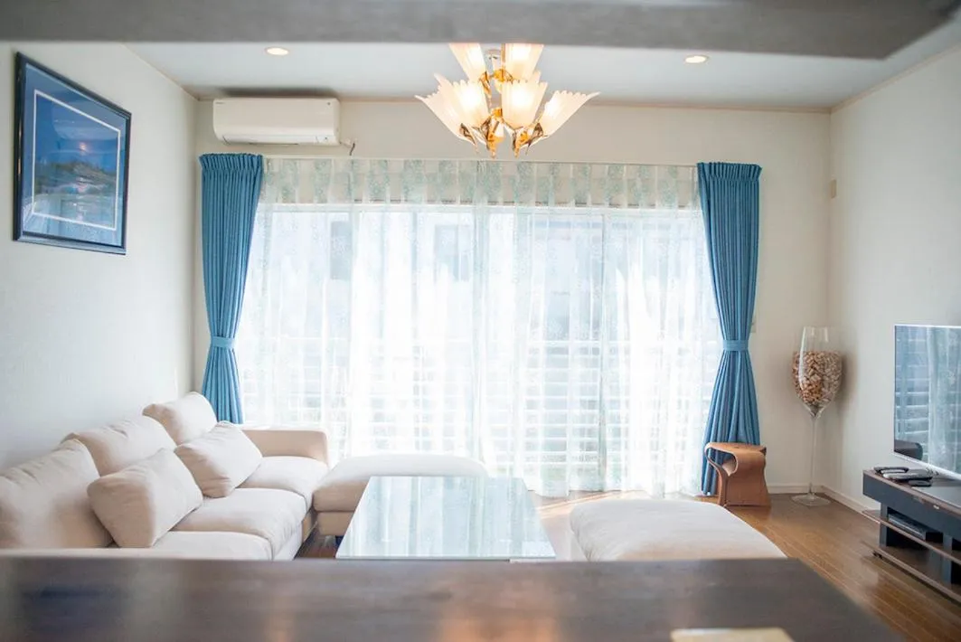 Living room in Zushi Beach House