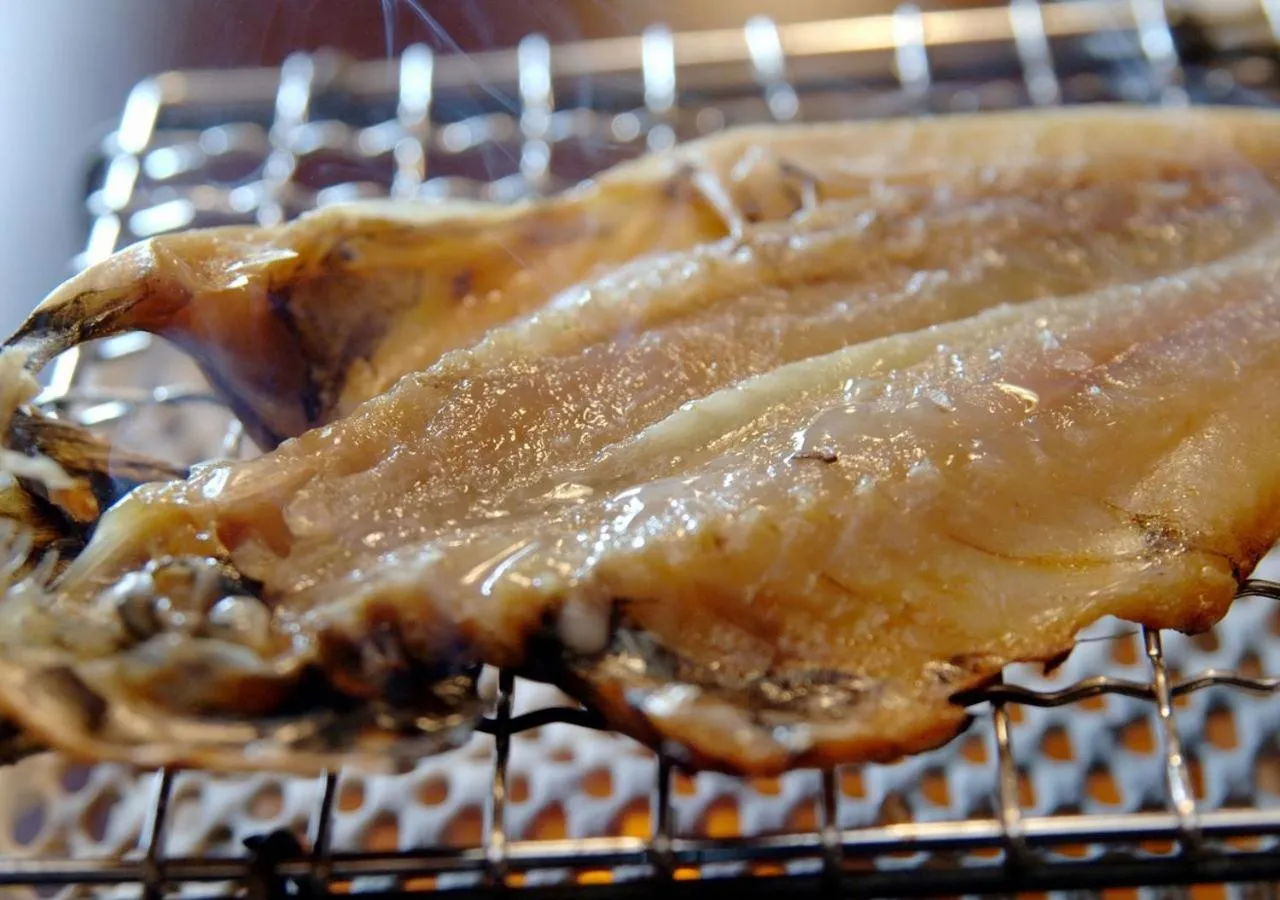 Asian breakfast in Tokigasane