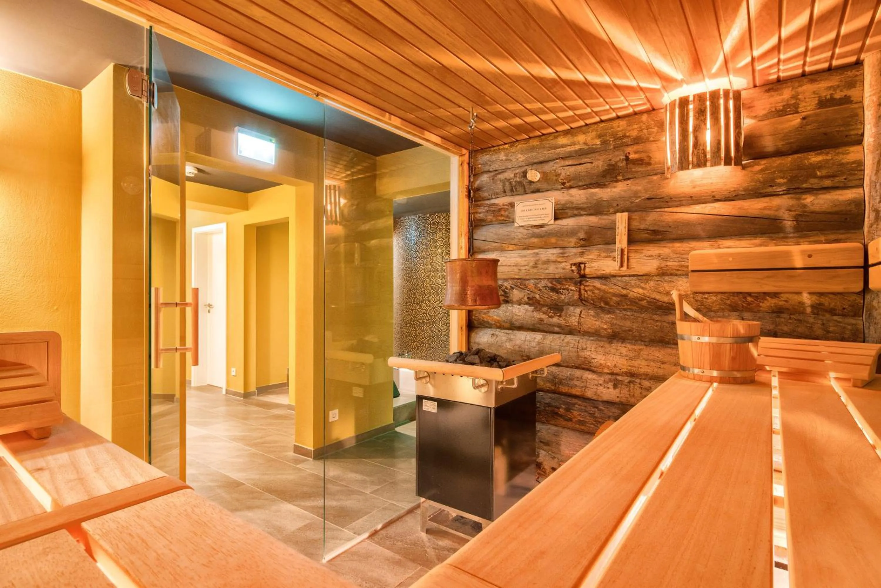 Sauna in Pura Vida Hotel Cuxhaven