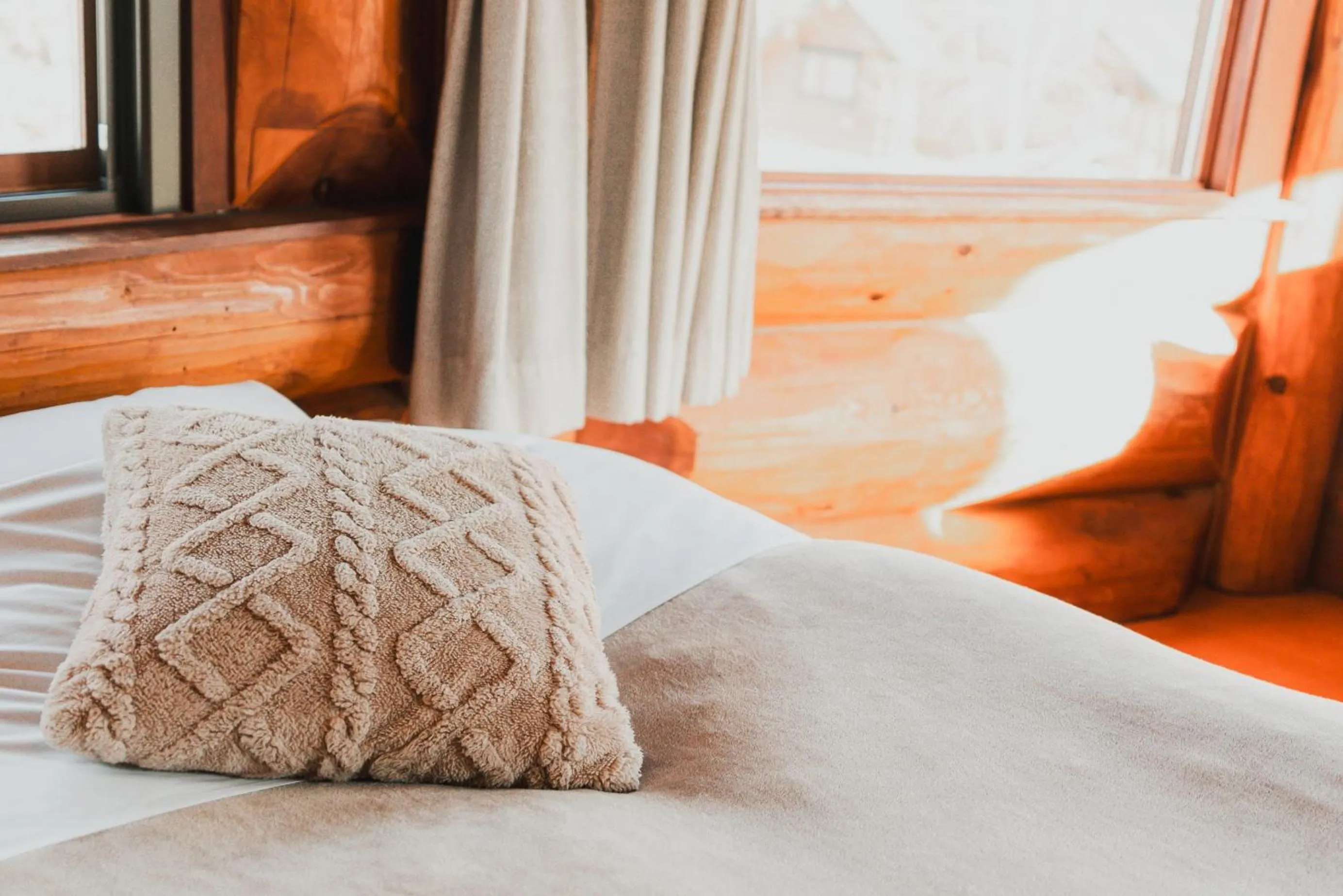 Photo of the whole room, Bed in Hakuba Pension & Log Hotel Meteor