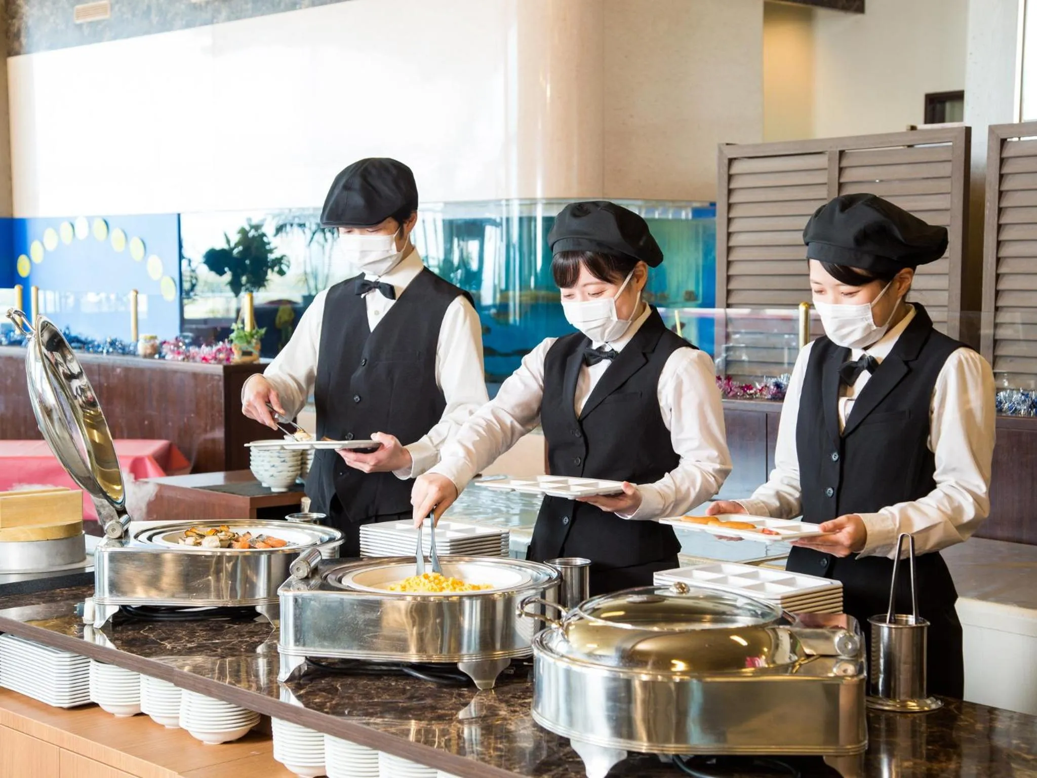 Staff in Diamond Setouchi Marine Hotel