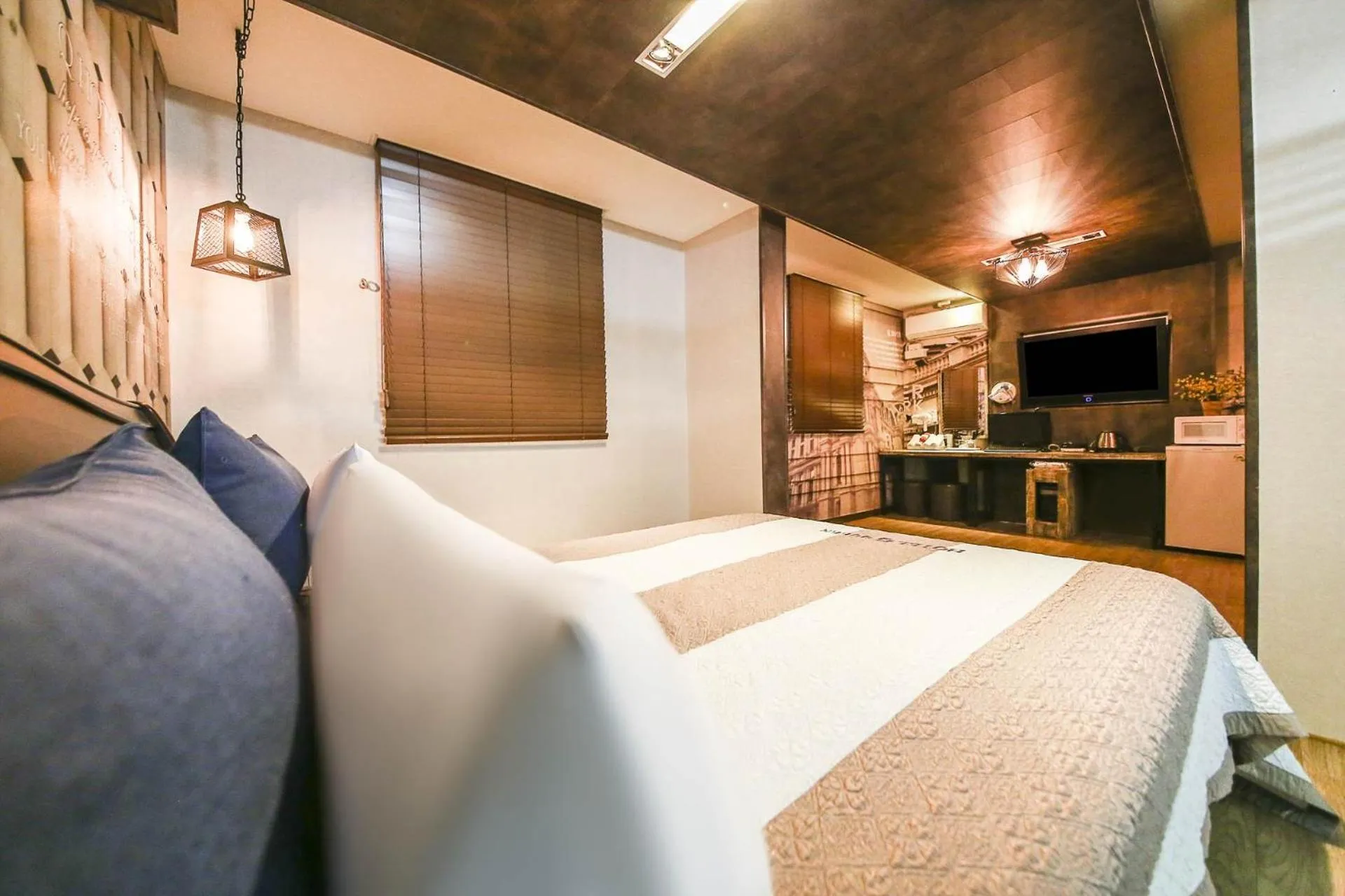 Bed in Q Hotel Yongin