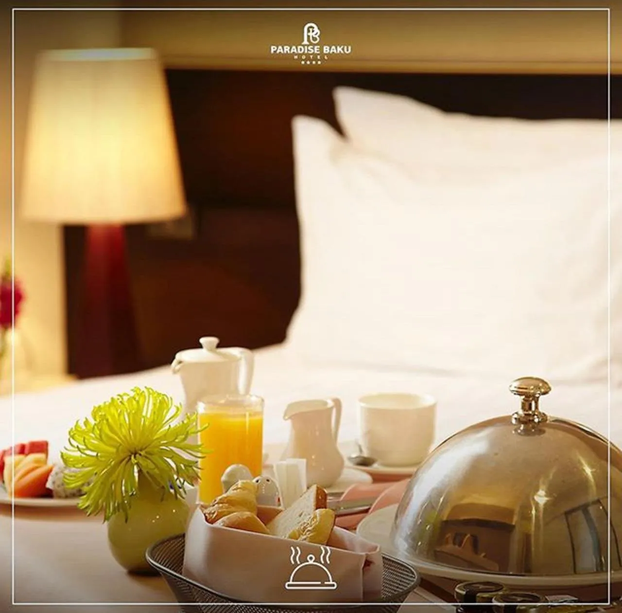 Bed in Paradise Hotel Baku