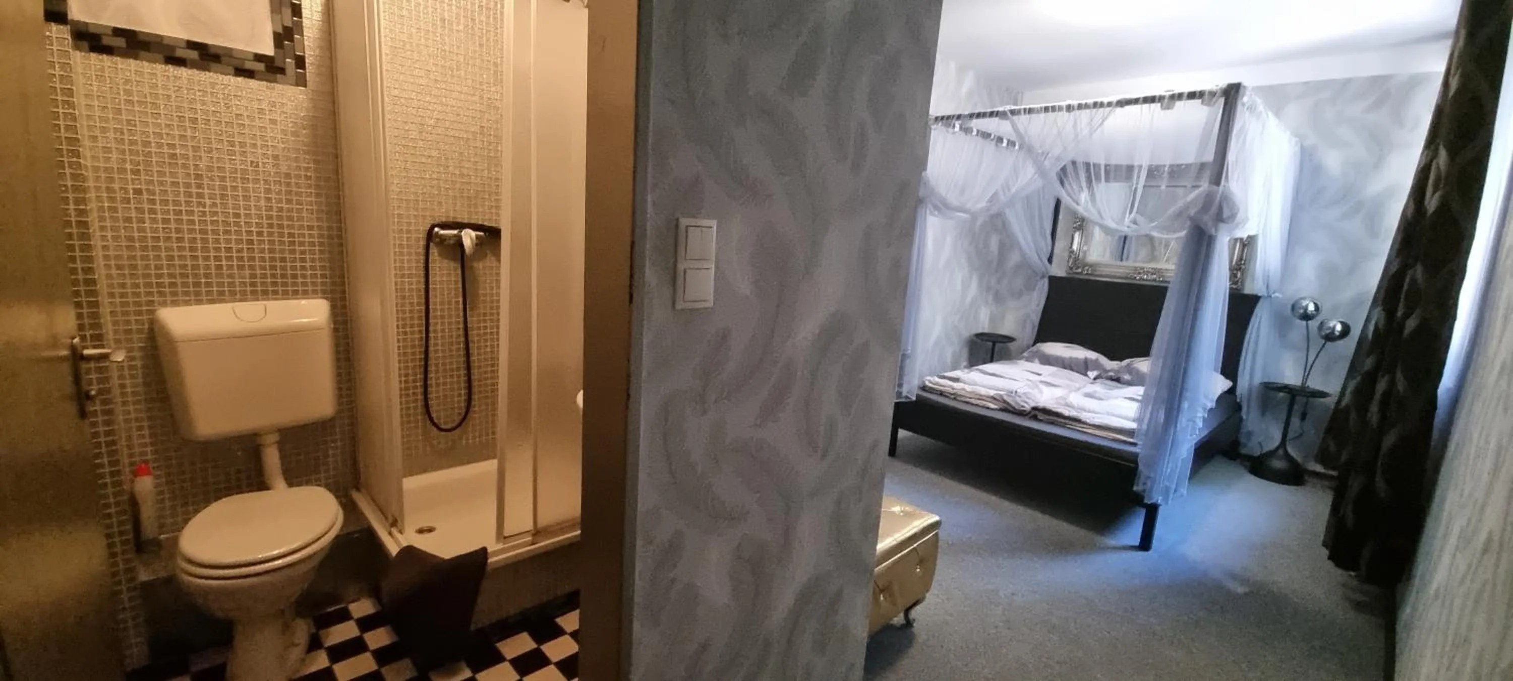 Bedroom, Bed in Hostel Kiezbude