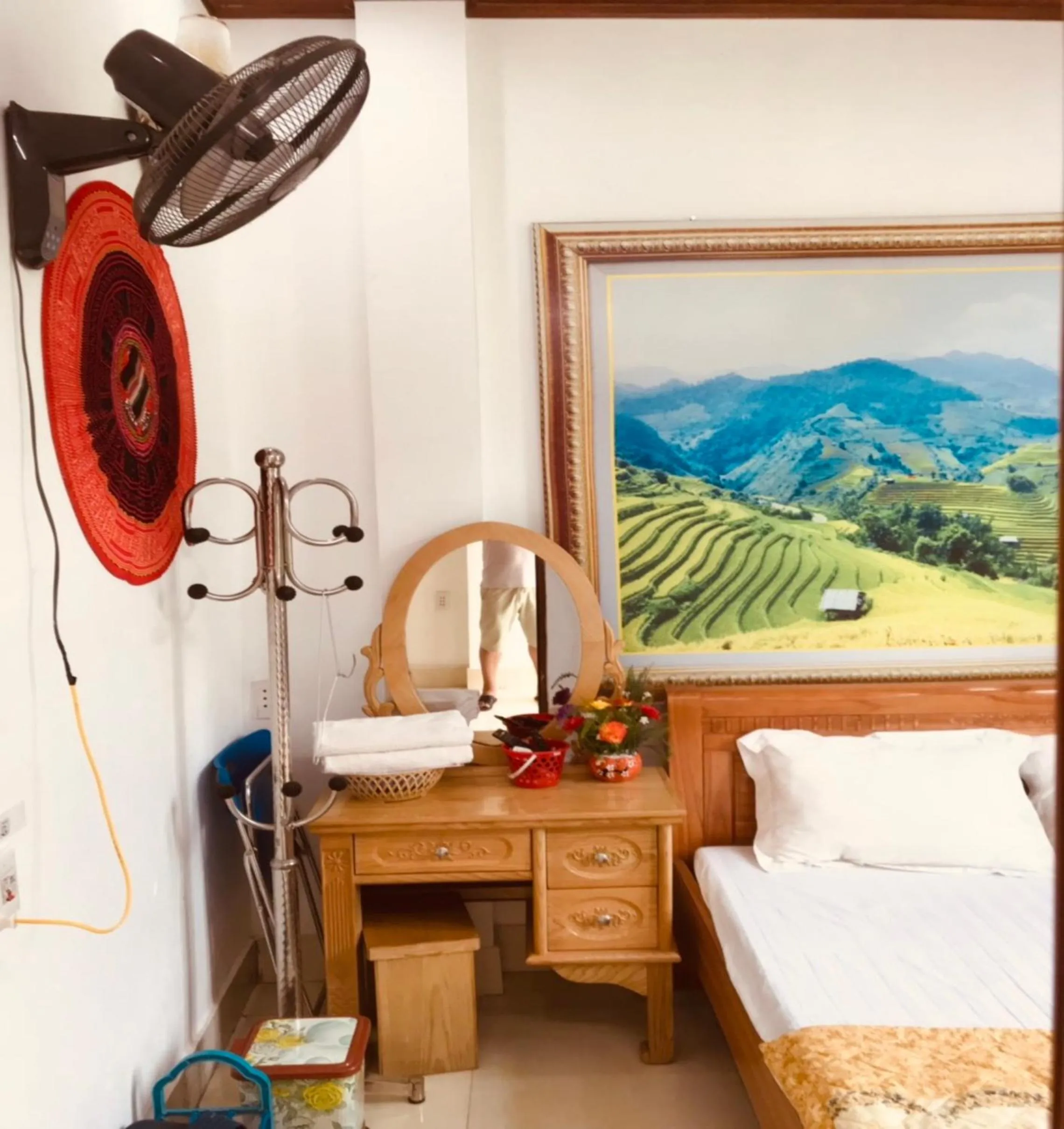 Bedroom, Bed in Yen Minh Hotel Thien An