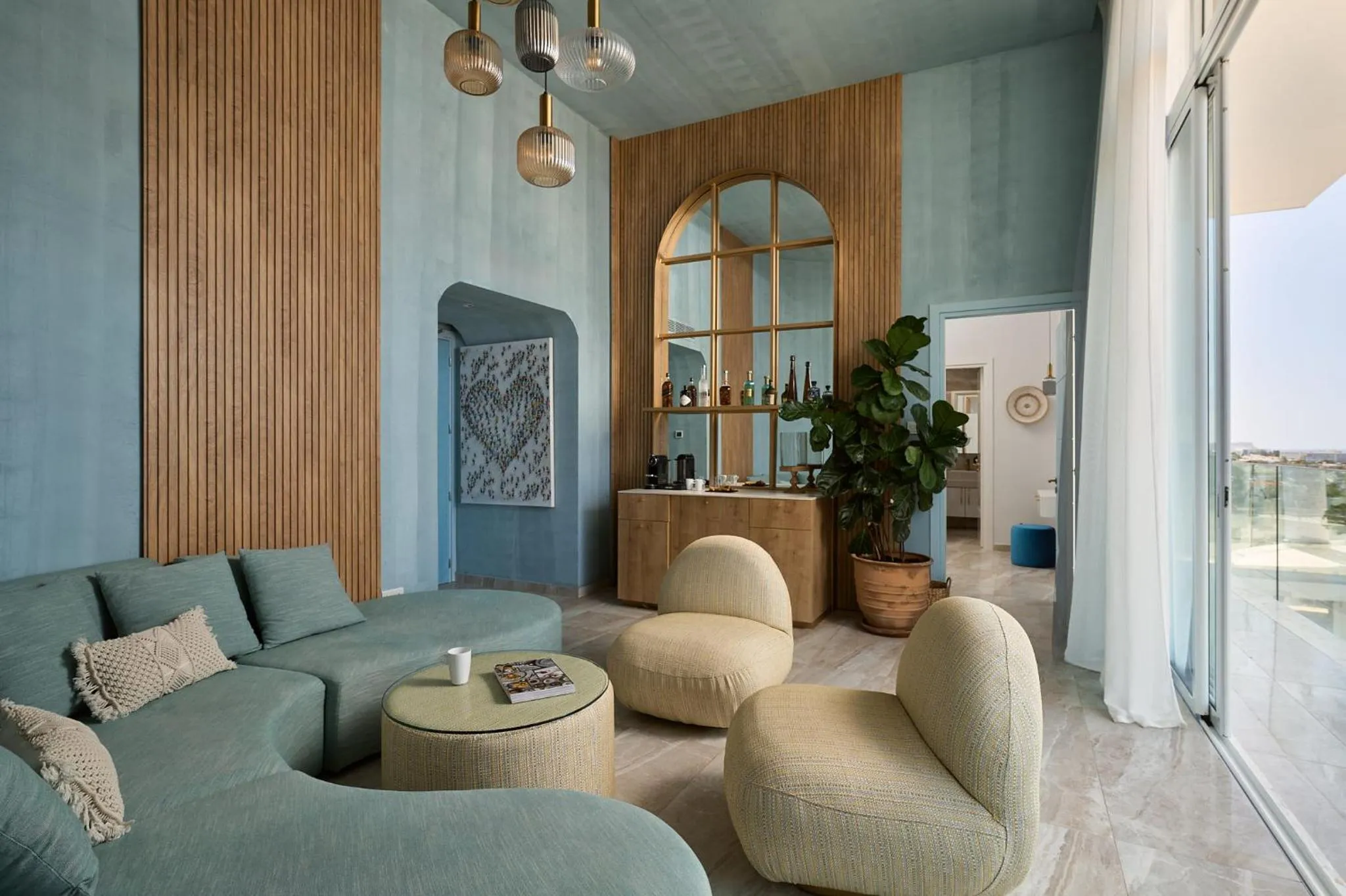 Living room in Hotel Napa Suites (Adults Only)